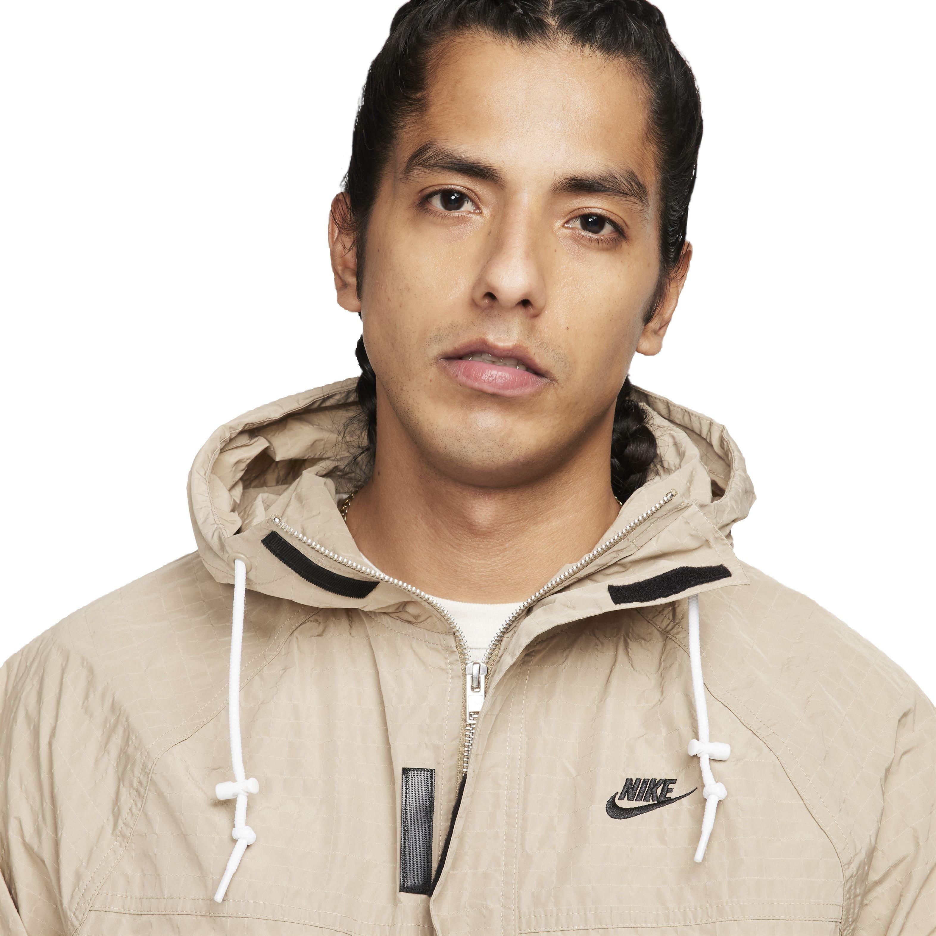 Nike Men's Club Bowline Jacket - BROWN Thumbnail View 3