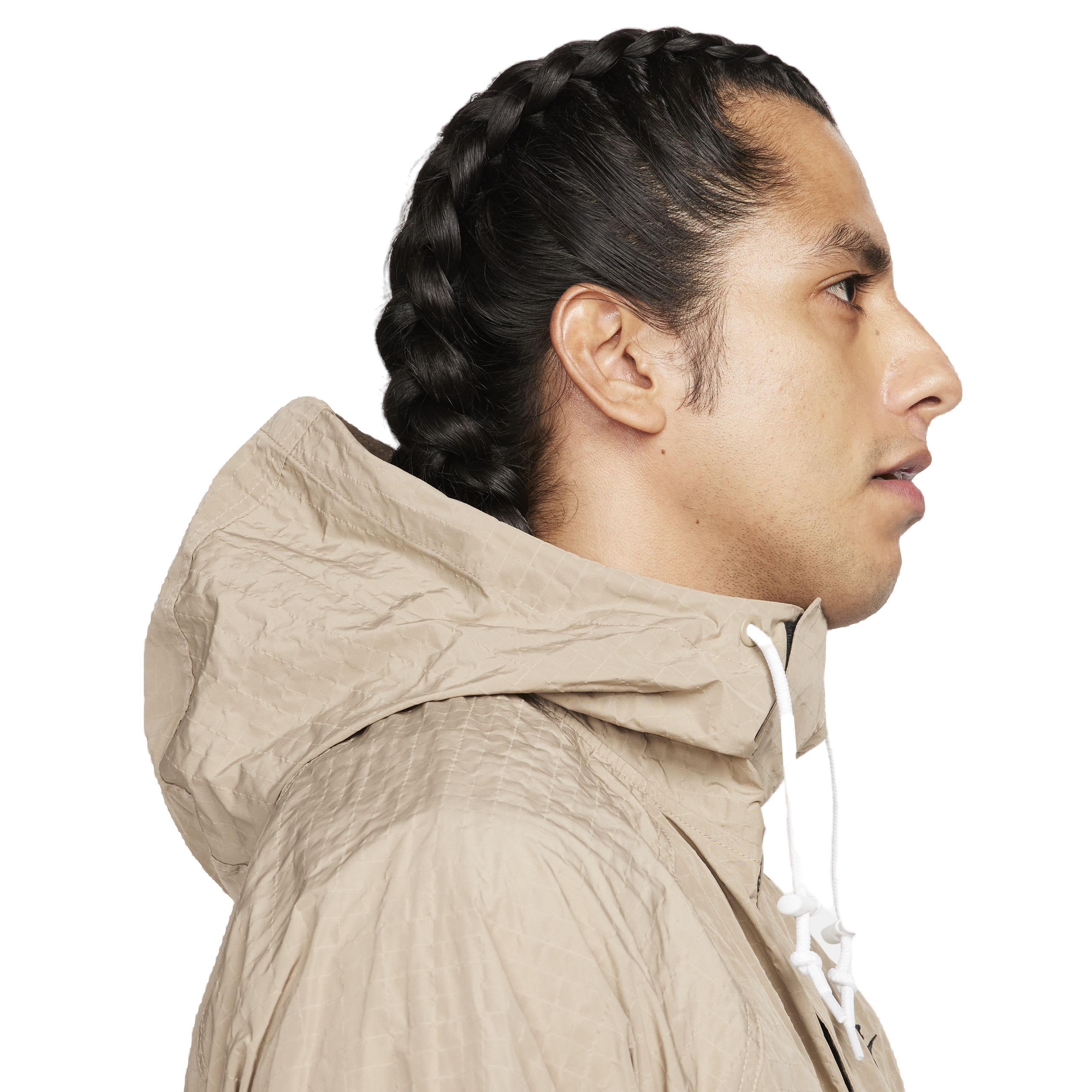 Nike Men's Club Bowline Jacket - BROWN Thumbnail View 7