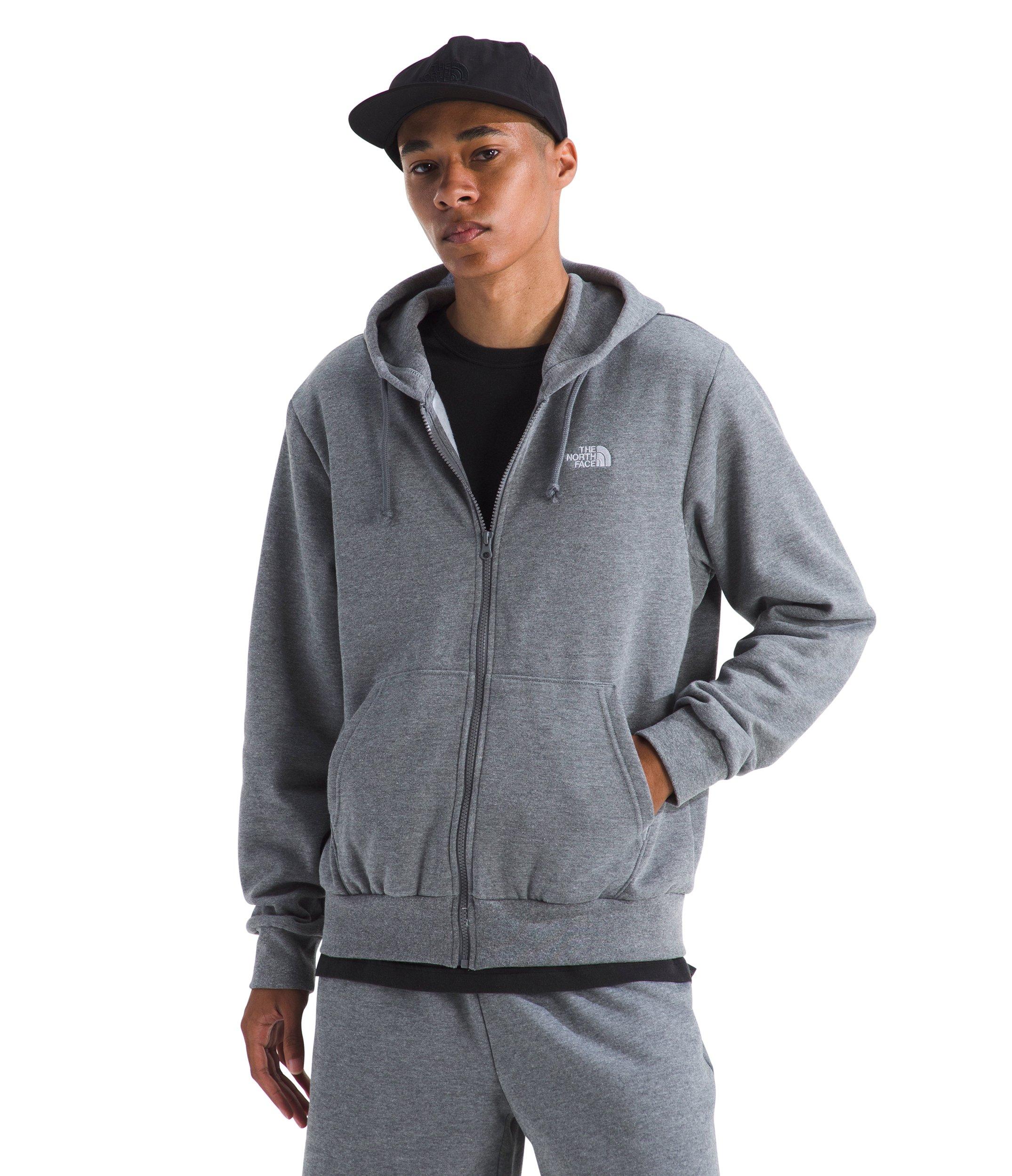 The North Face Men's Evolution Simple Dome Full Zip Hooded Jacket - Grey - GREY Thumbnail View 1