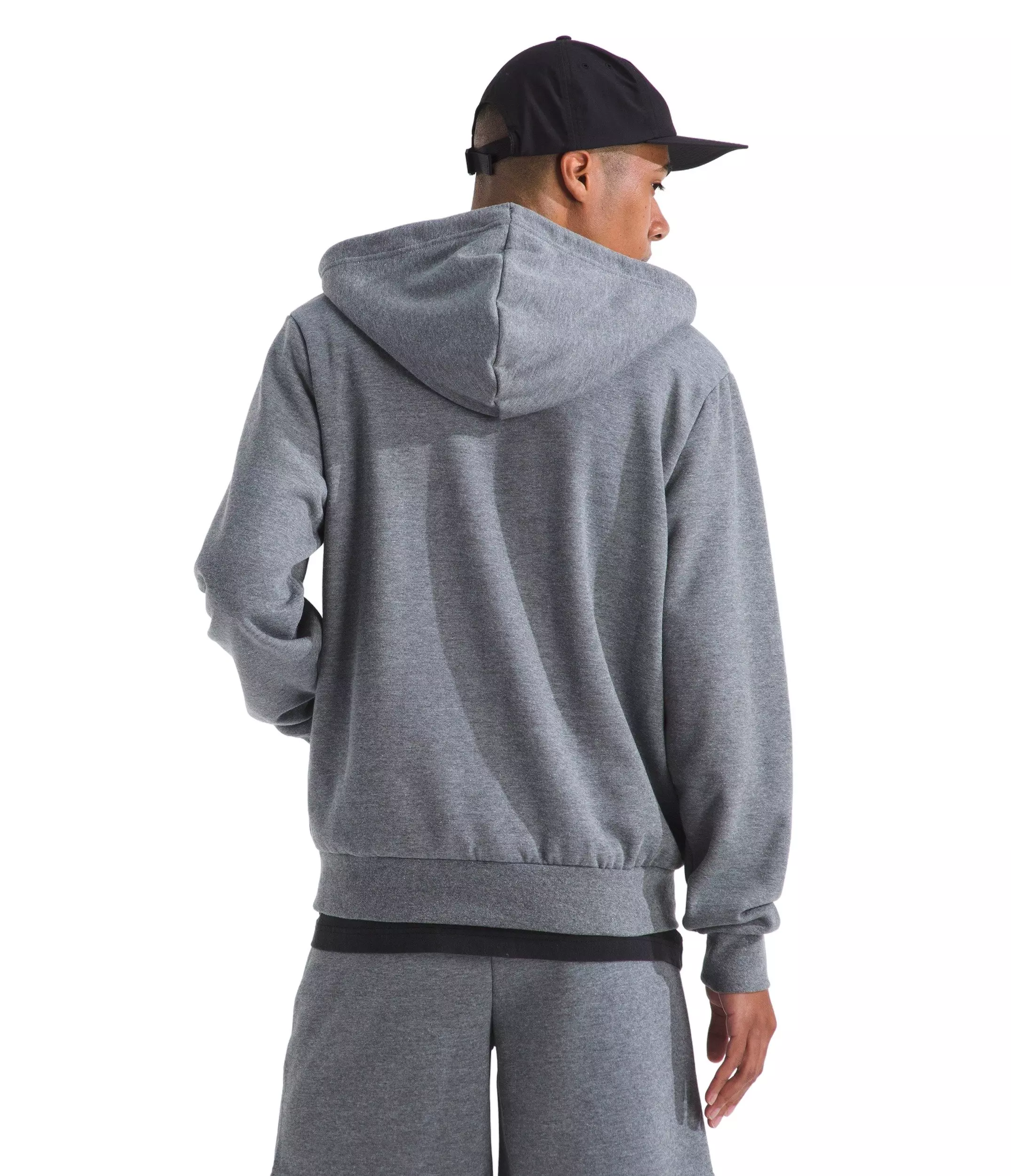 The North Face Men's Evolution Simple Dome Full Zip Hooded Jacket - Grey - GREY