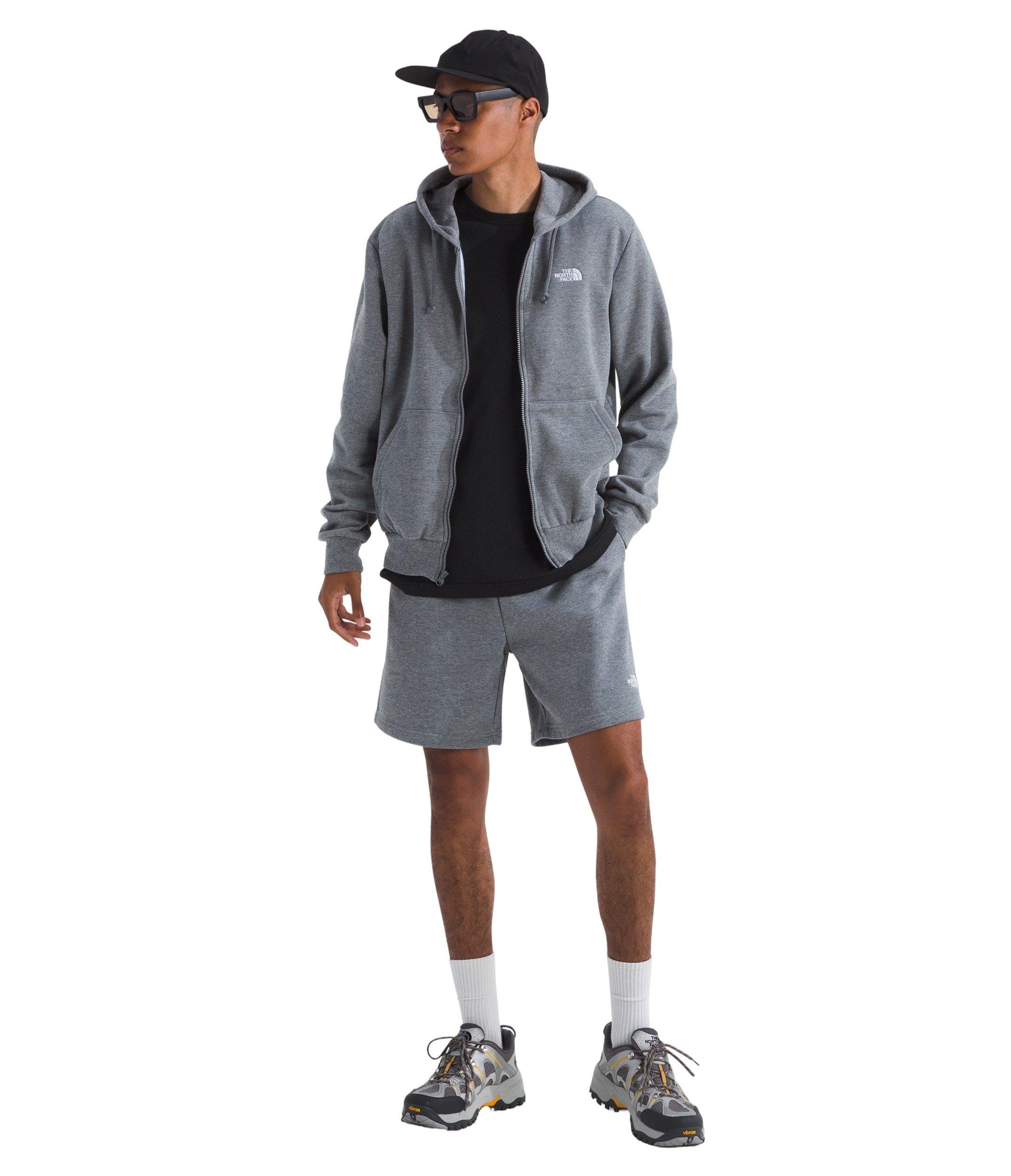 The North Face Men's Evolution Simple Dome Full Zip Hooded Jacket - Grey - GREY Thumbnail View 3