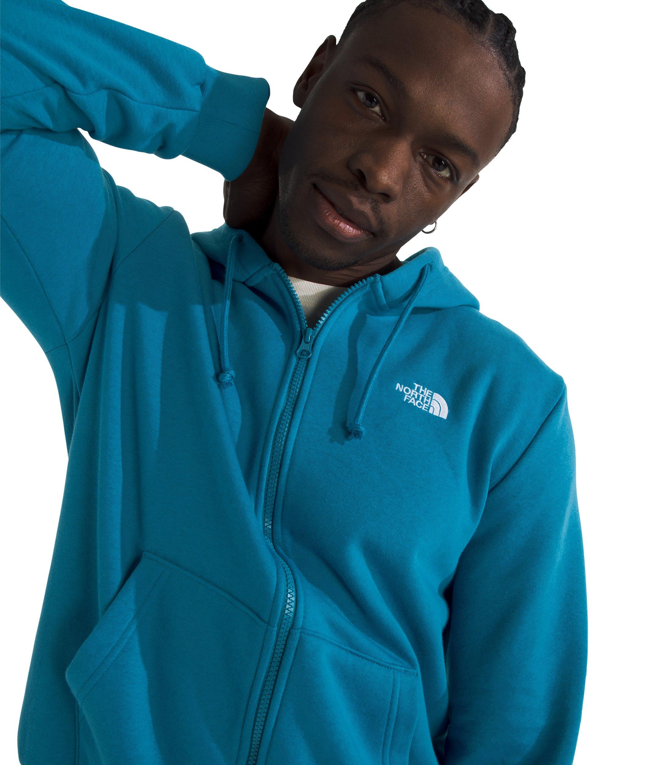 The North Face Men's Evolution Simple Dome Full Zip Hooded Jacket - Blue - BLUE Thumbnail View 3