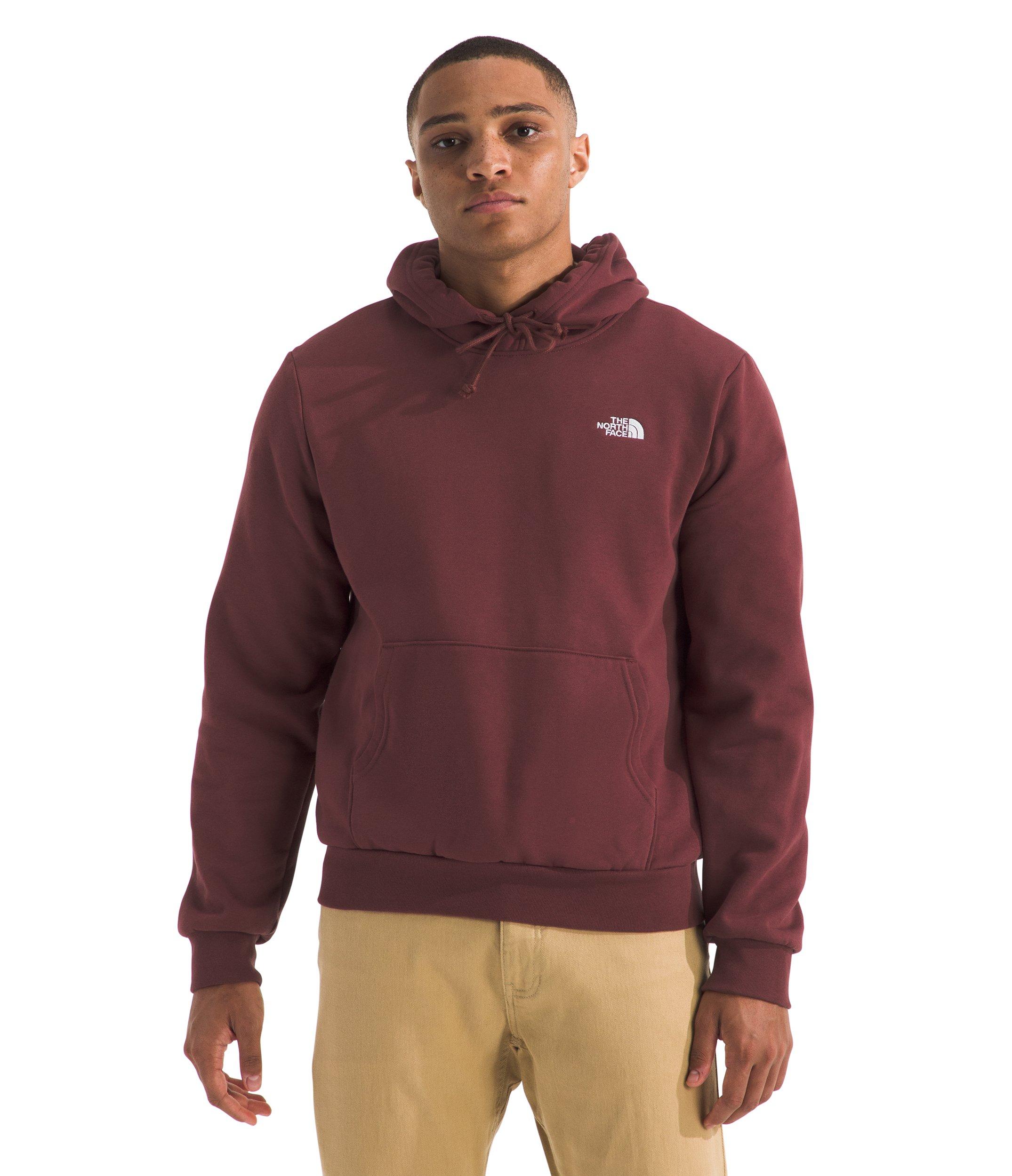 The North Face Men's Evolution Simple Dome Regular Hoodie - Dark Red - DARK RED Thumbnail View 1