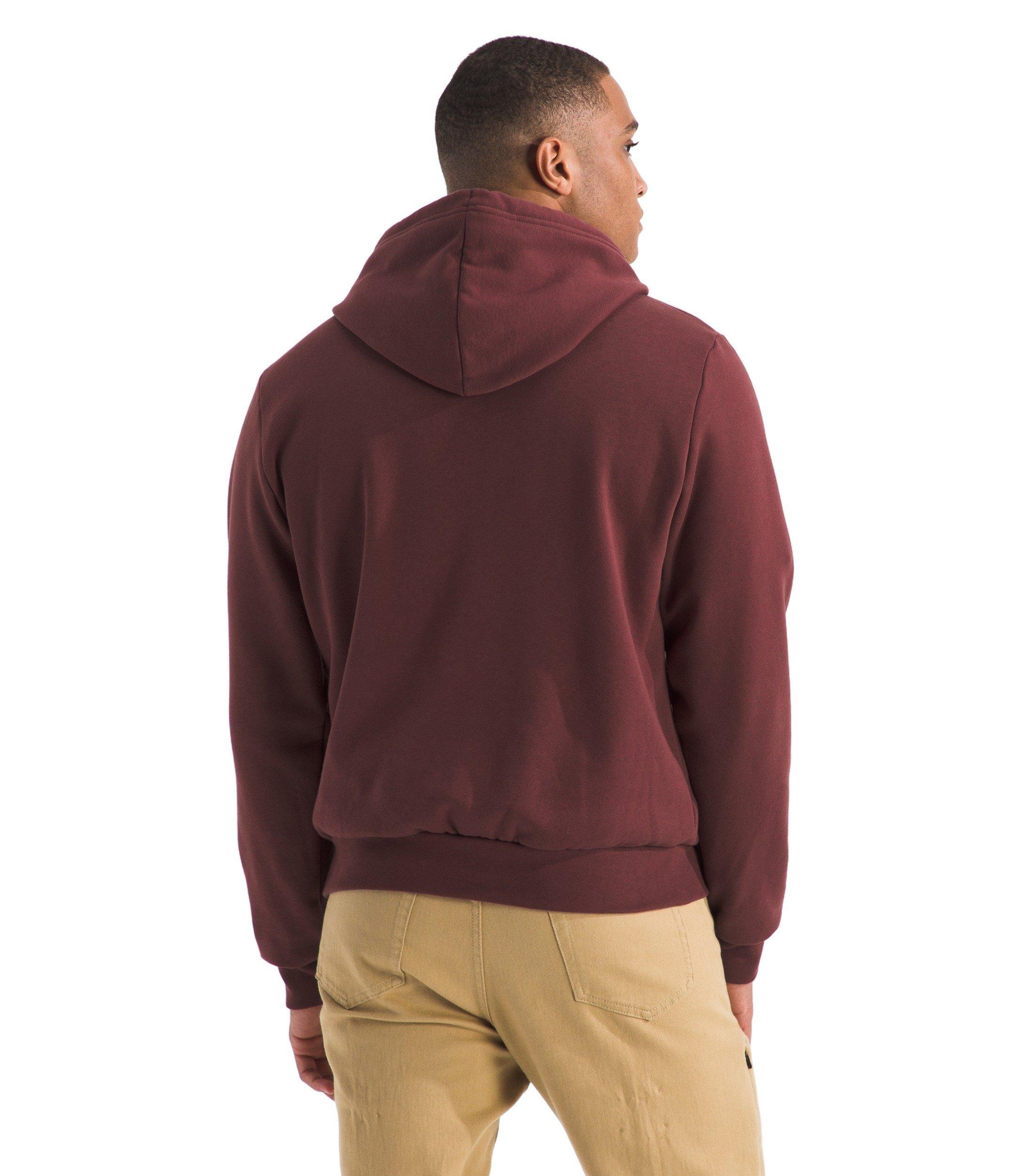 The North Face Men's Evolution Simple Dome Regular Hoodie - Dark Red - DARK RED Thumbnail View 2