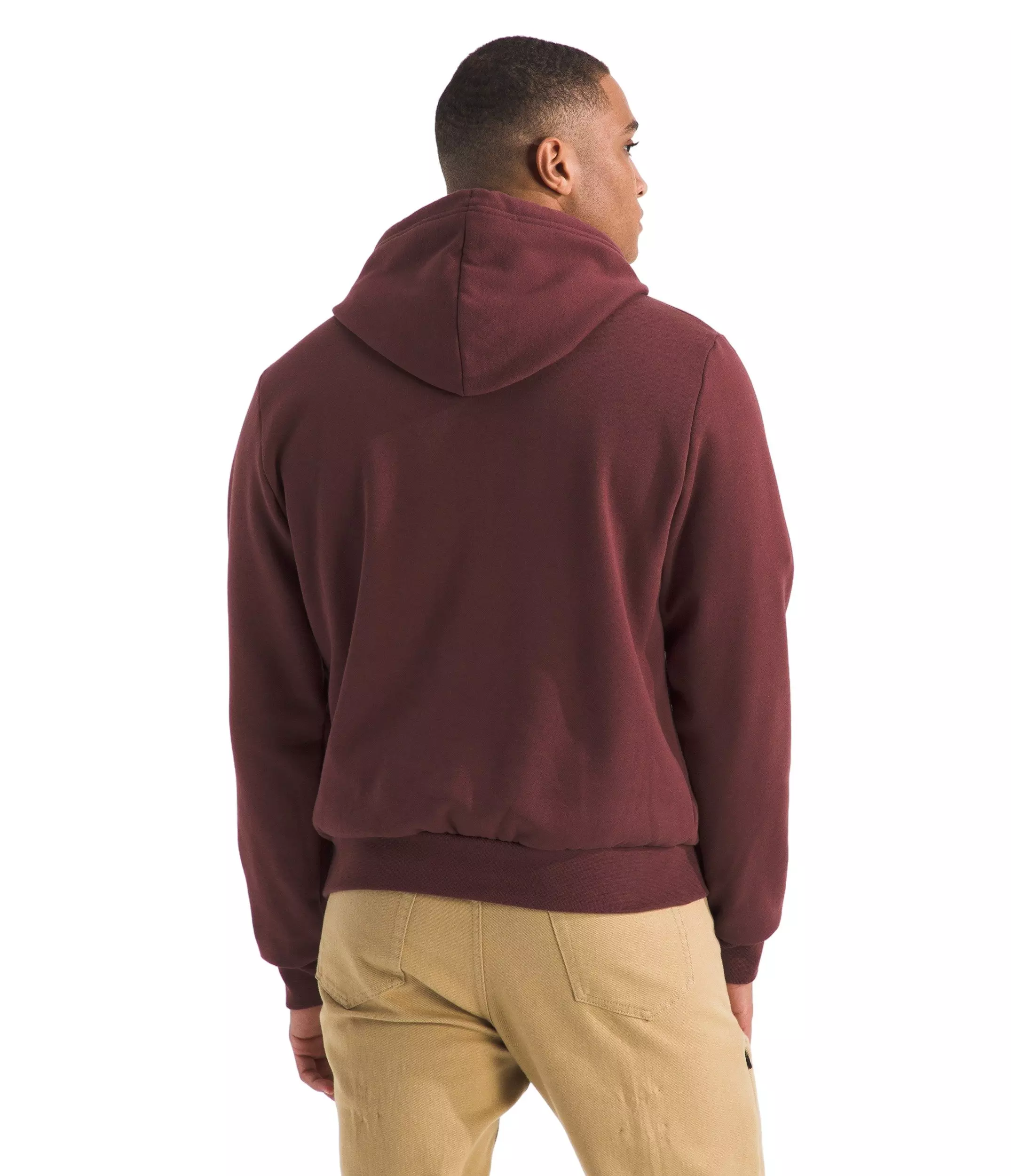 The North Face Men's Evolution Simple Dome Regular Hoodie - Dark Red - DARK RED