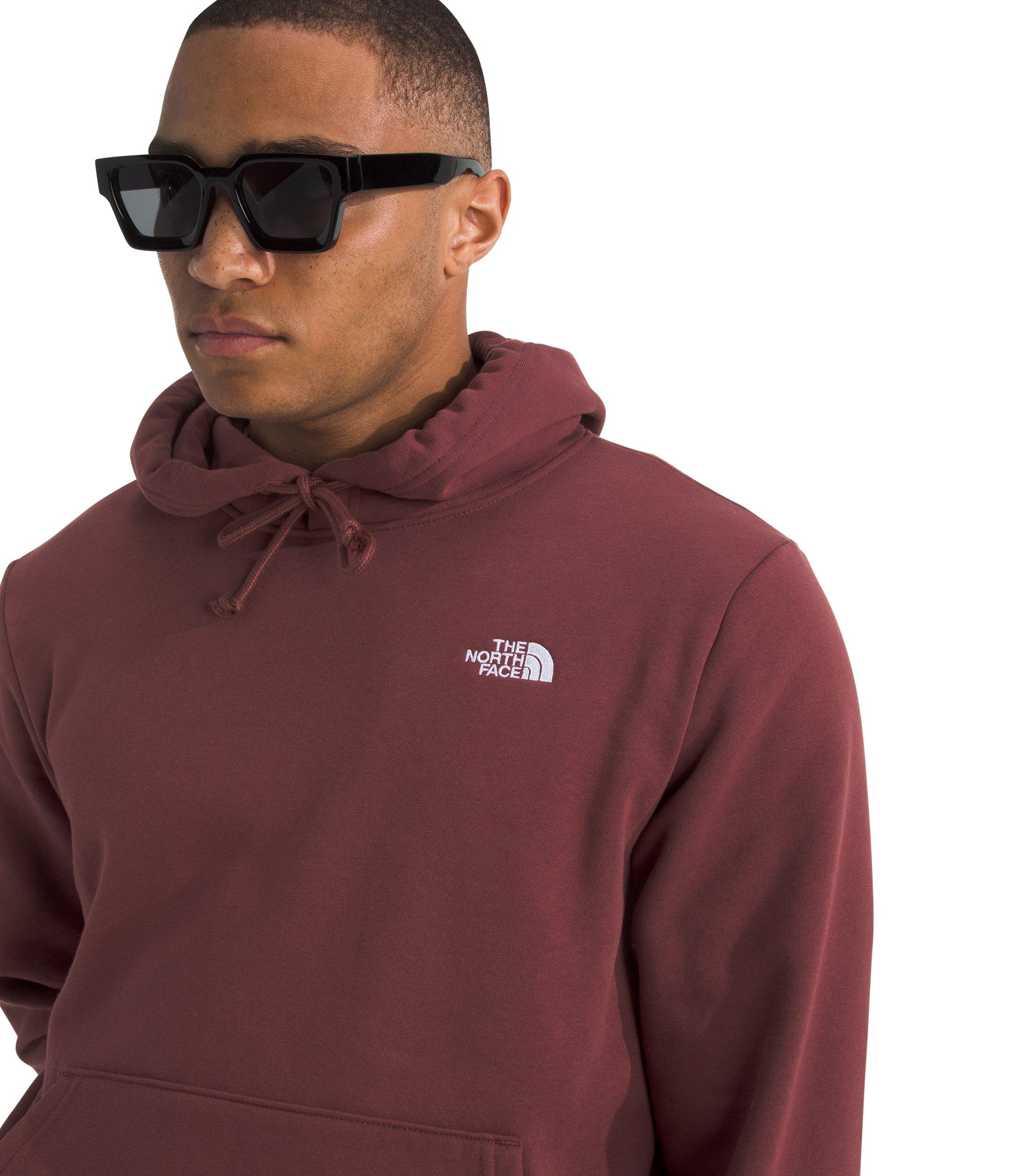 The North Face Men's Evolution Simple Dome Regular Hoodie - Dark Red - DARK RED Thumbnail View 3