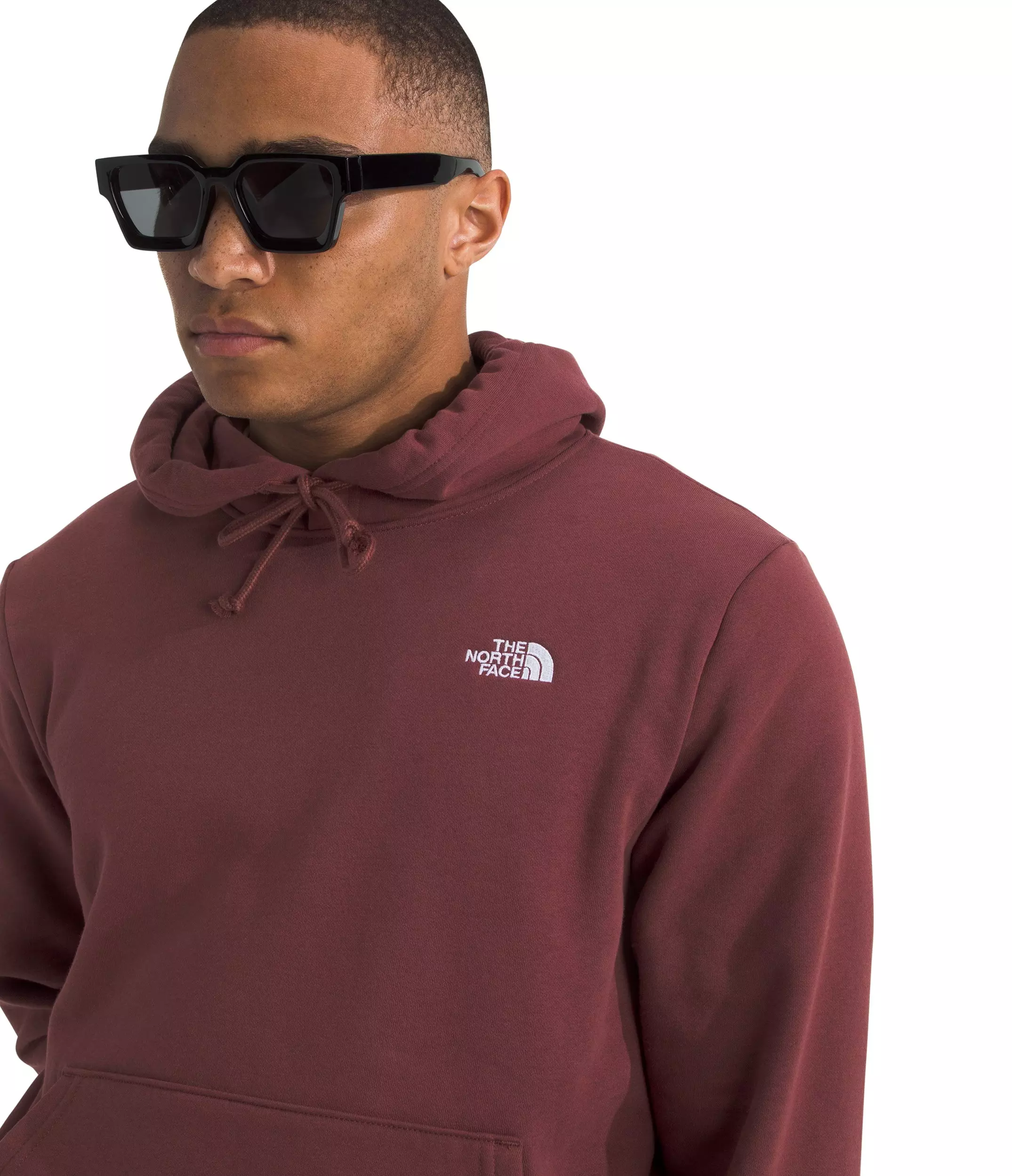 The North Face Men's Evolution Simple Dome Regular Hoodie - Dark Red - DARK RED
