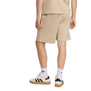 adidas Originals Men's Trefoil Essentials 7" Fleece Shorts - Khaki