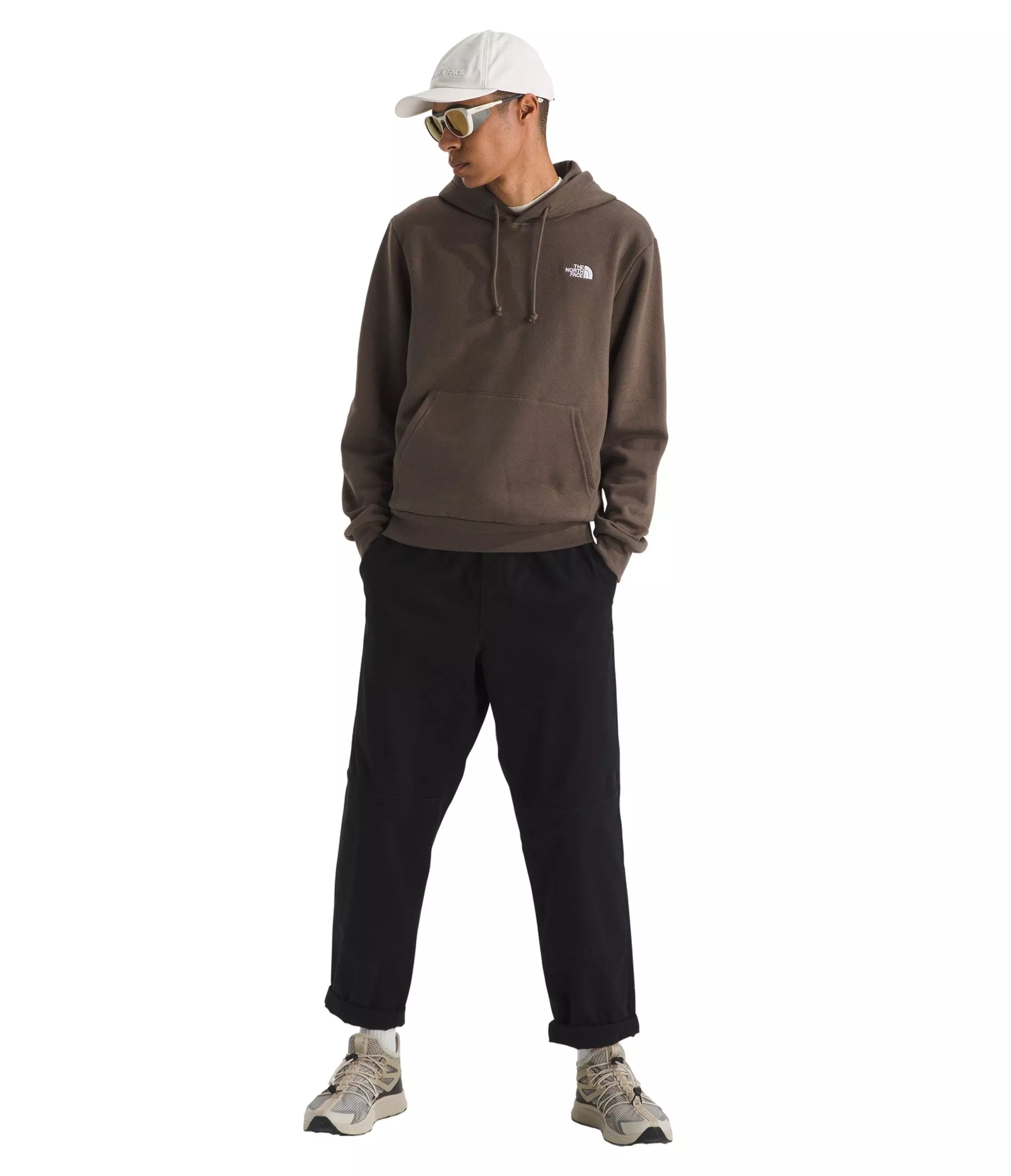 The North Face Men's Evolution Simple Dome Regular Hoodie - Brown - BROWN