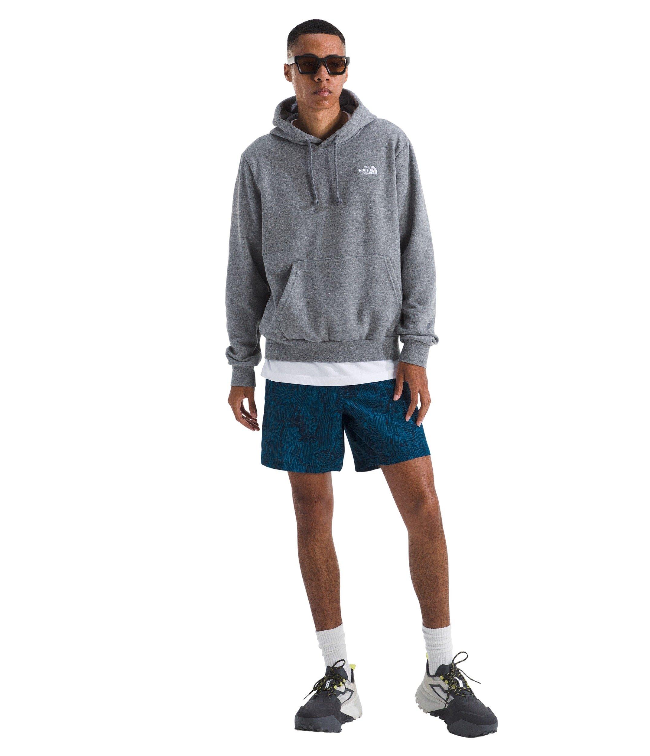 The North Face Men's Evolution Simple Dome Regular Hoodie - Grey - GREY Thumbnail View 3