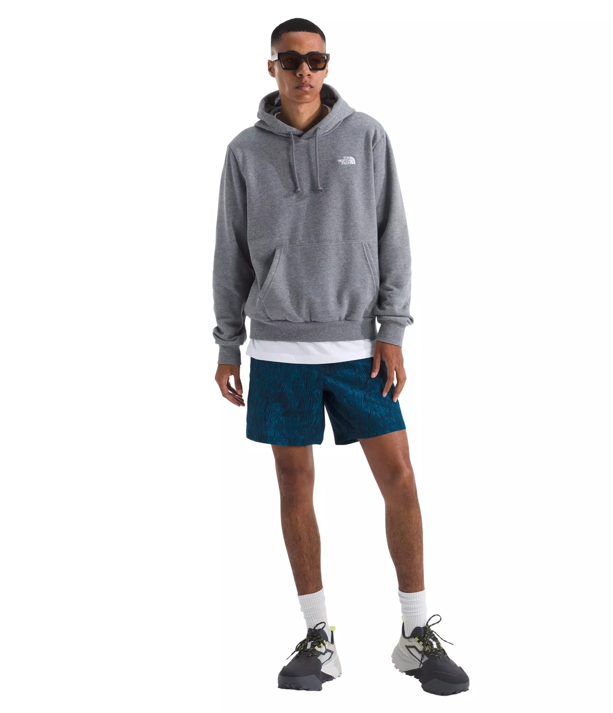 The North Face Men's Evolution Simple Dome Regular Hoodie - Grey - GREY