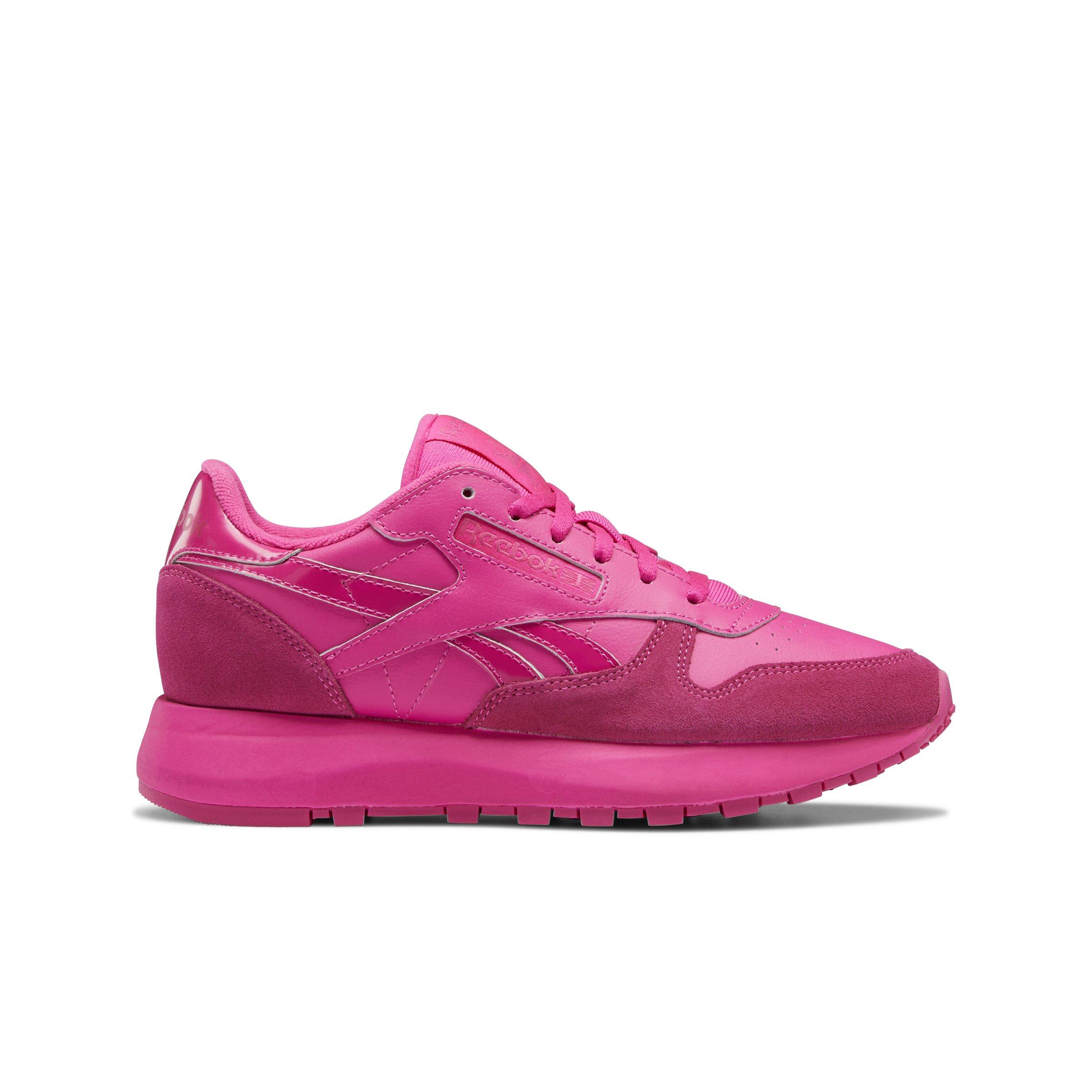 Reebok classic cheap neon pink