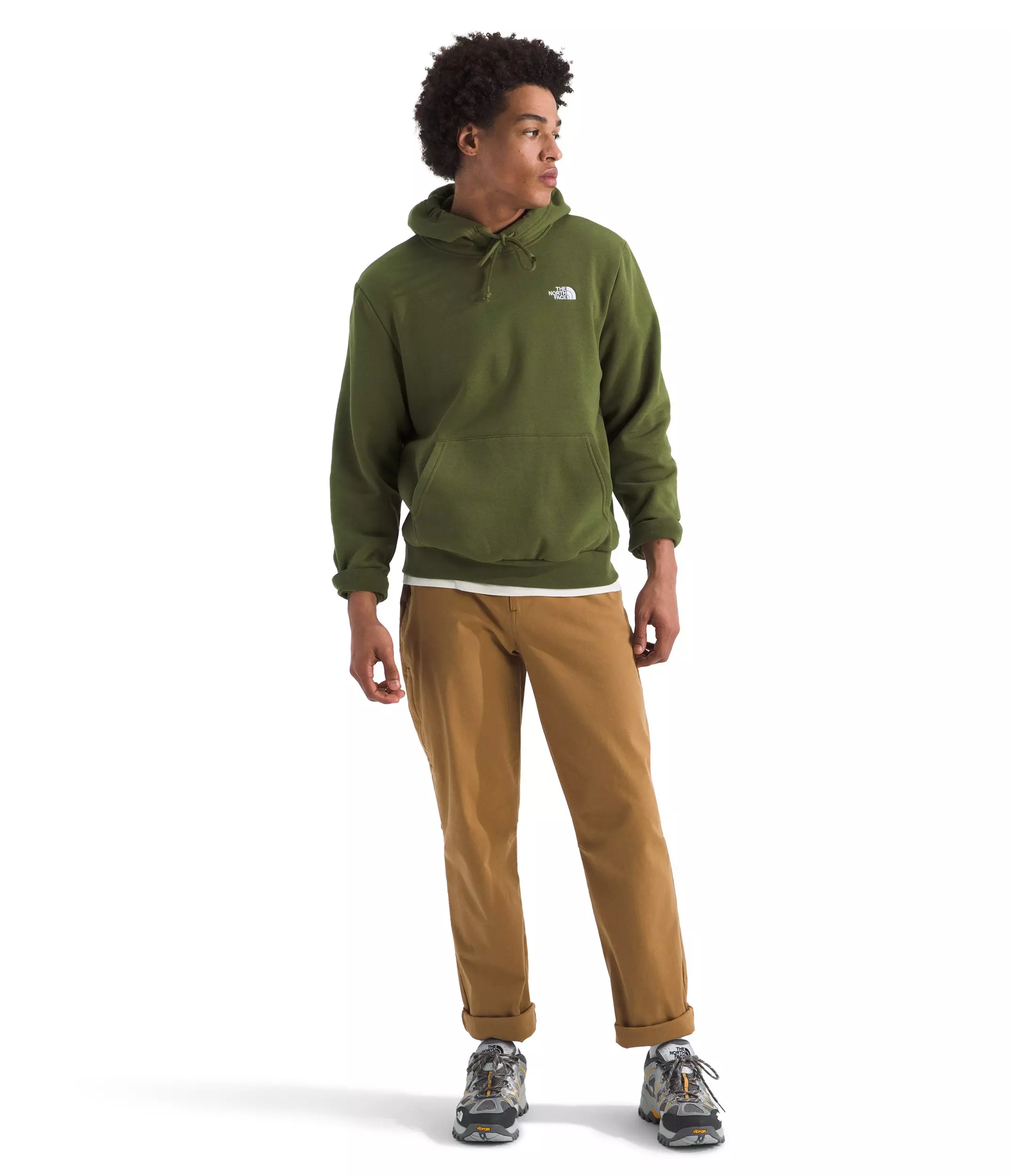 The North Face Men's Evolution Simple Dome Regular Hoodie - Green - GREEN