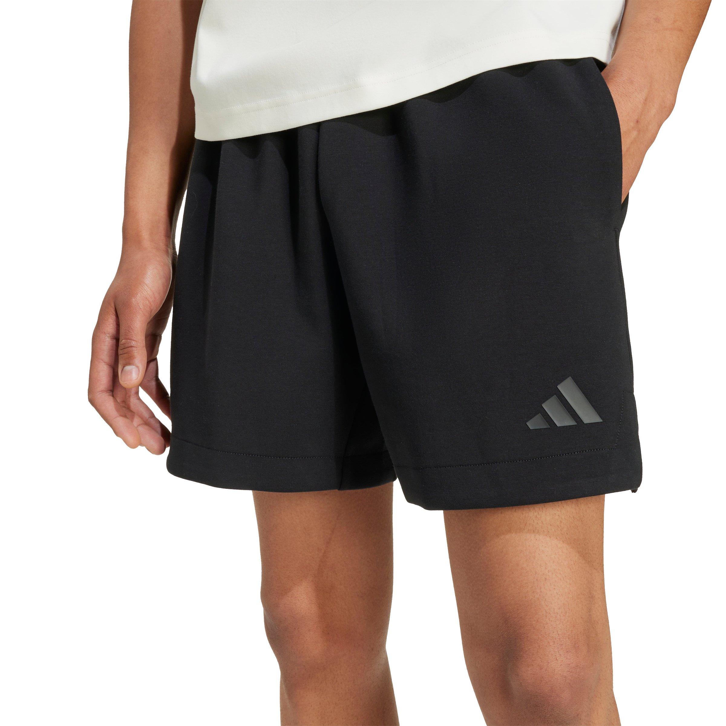 adidas Men's Soft Lux Shorts - Black - BLACK Thumbnail View 4