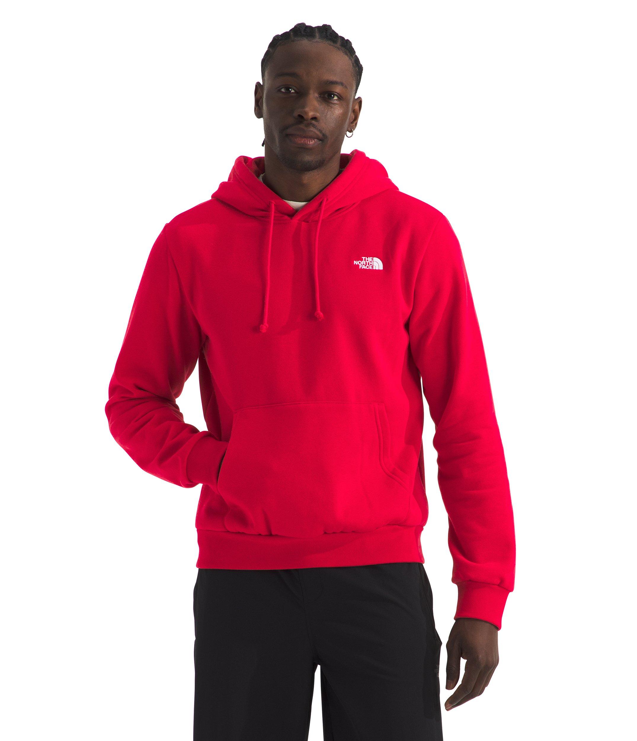 The North Face Men's Evolution Simple Dome Regular Hoodie - Red - RED Thumbnail View 1