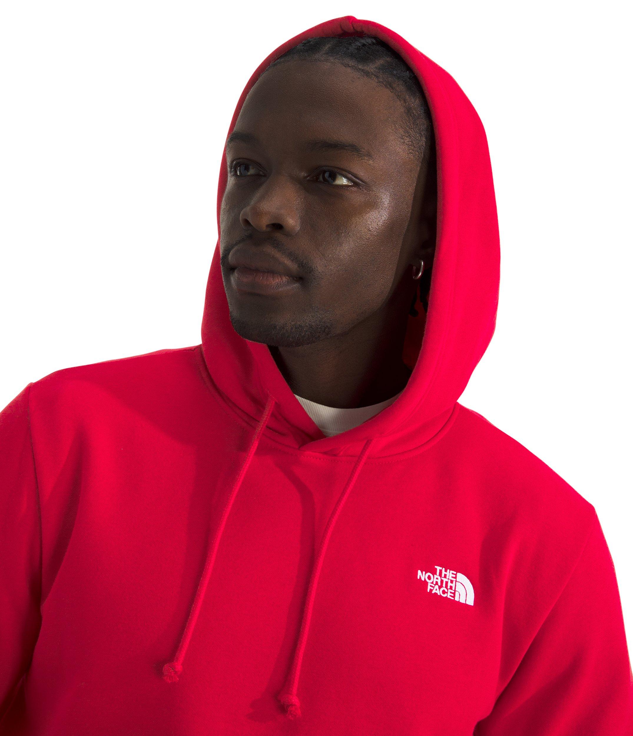 The North Face Men's Evolution Simple Dome Regular Hoodie - Red - RED Thumbnail View 3