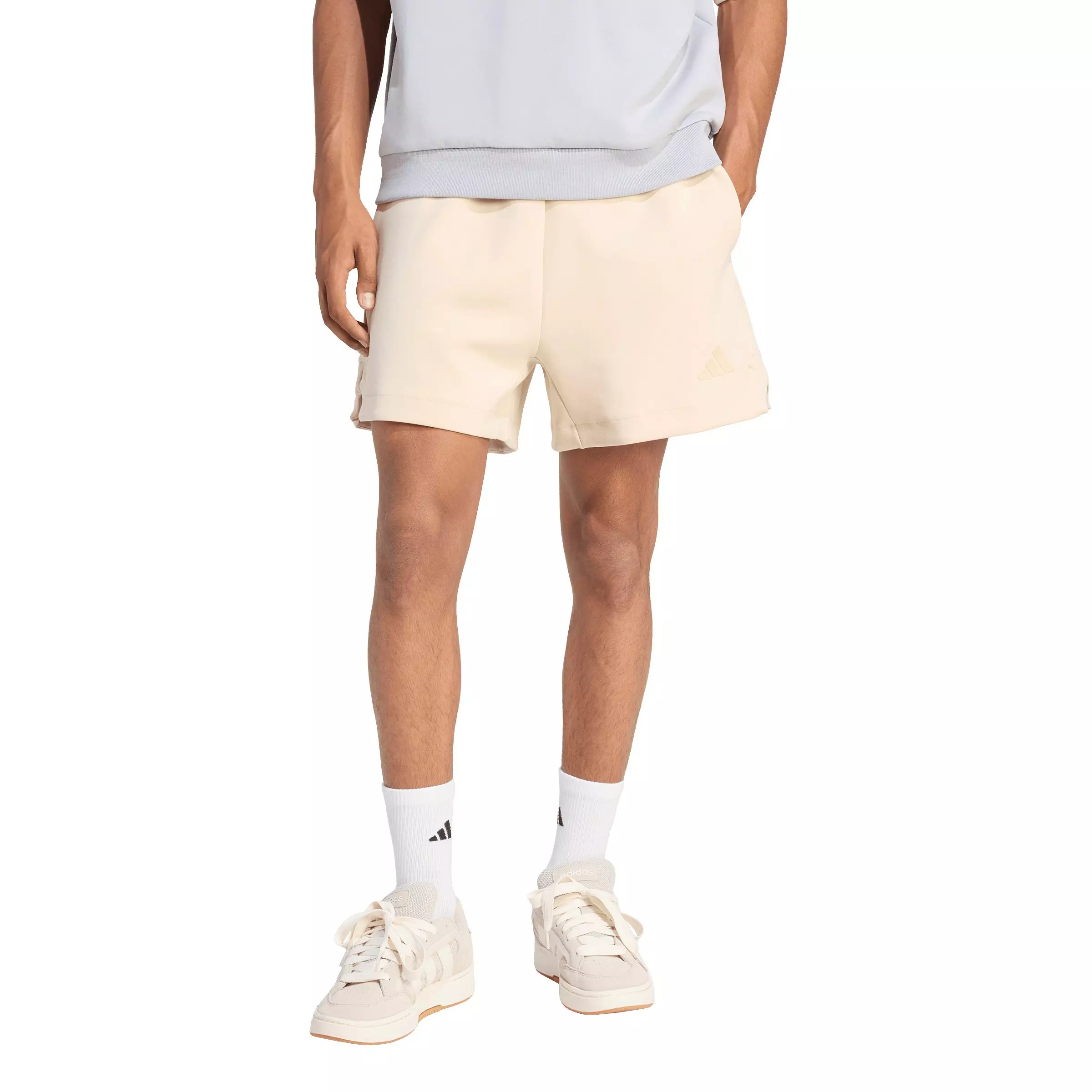 adidas Men's Soft Lux Shorts - Beige - BEIGE