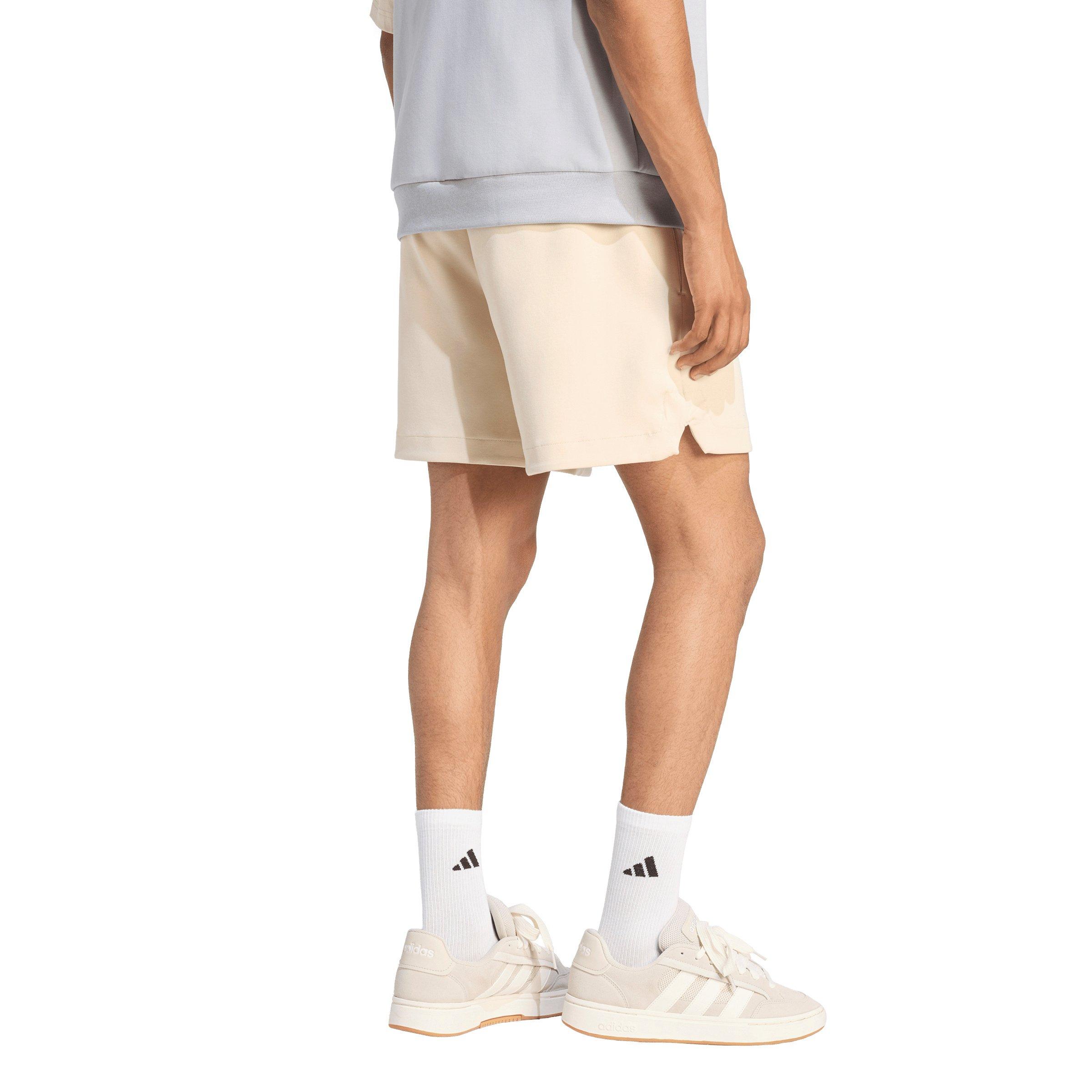 adidas Men's Soft Lux Shorts - Beige - BEIGE Thumbnail View 2