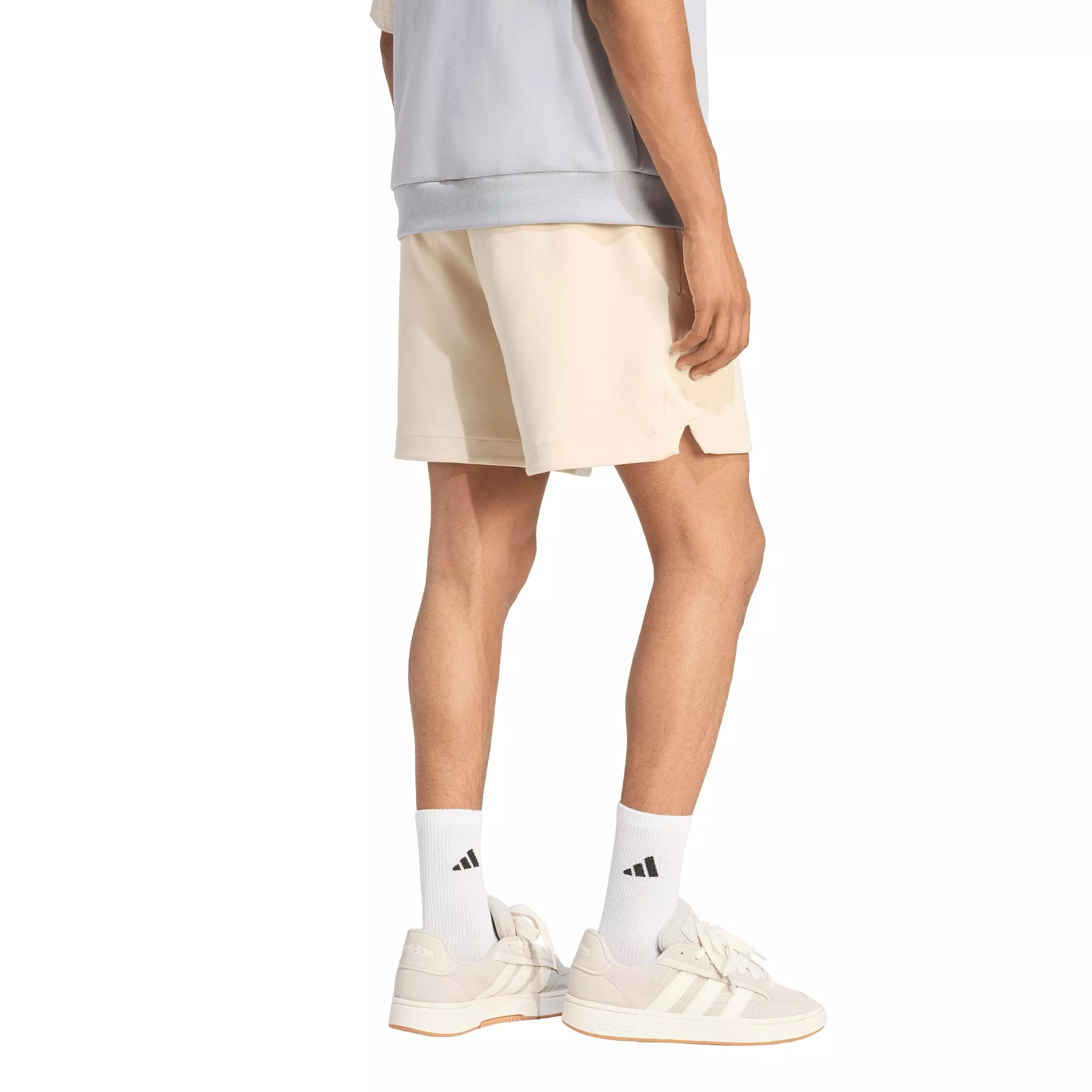 adidas Men's Soft Lux Shorts - Beige - BEIGE