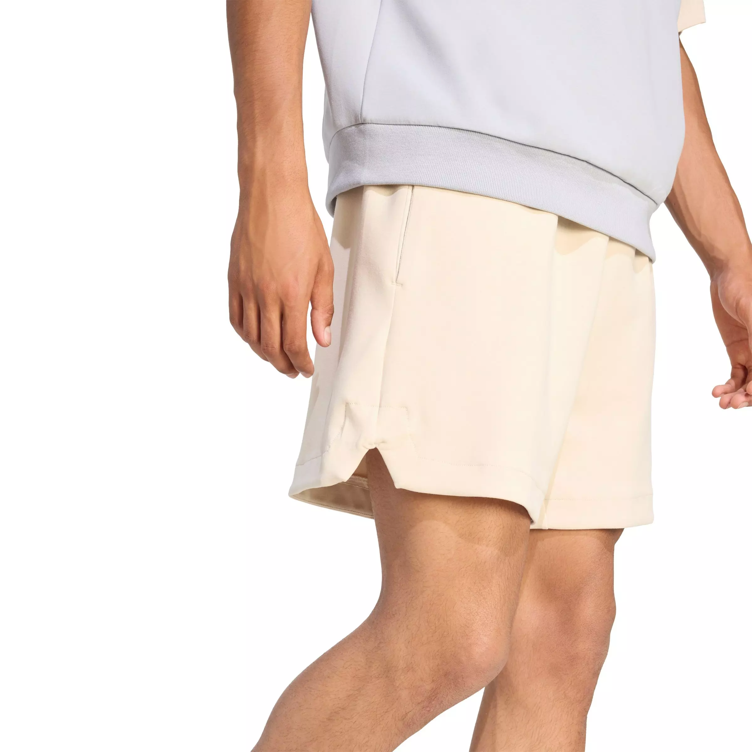 adidas Men's Soft Lux Shorts - Beige - BEIGE