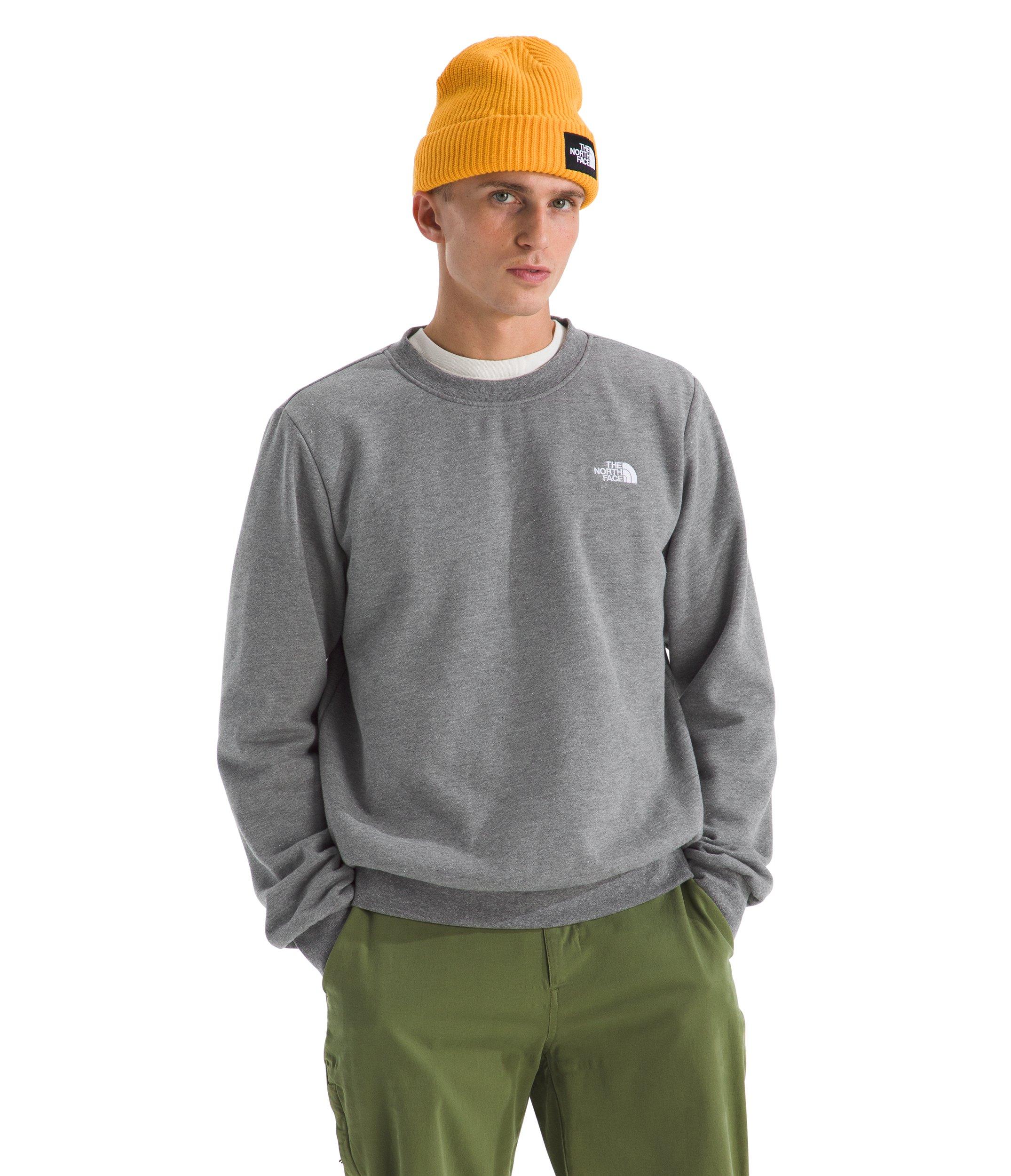 The North Face Men's Evolution Simple Dome Crewneck Sweatshirt - Grey - GREY Thumbnail View 1