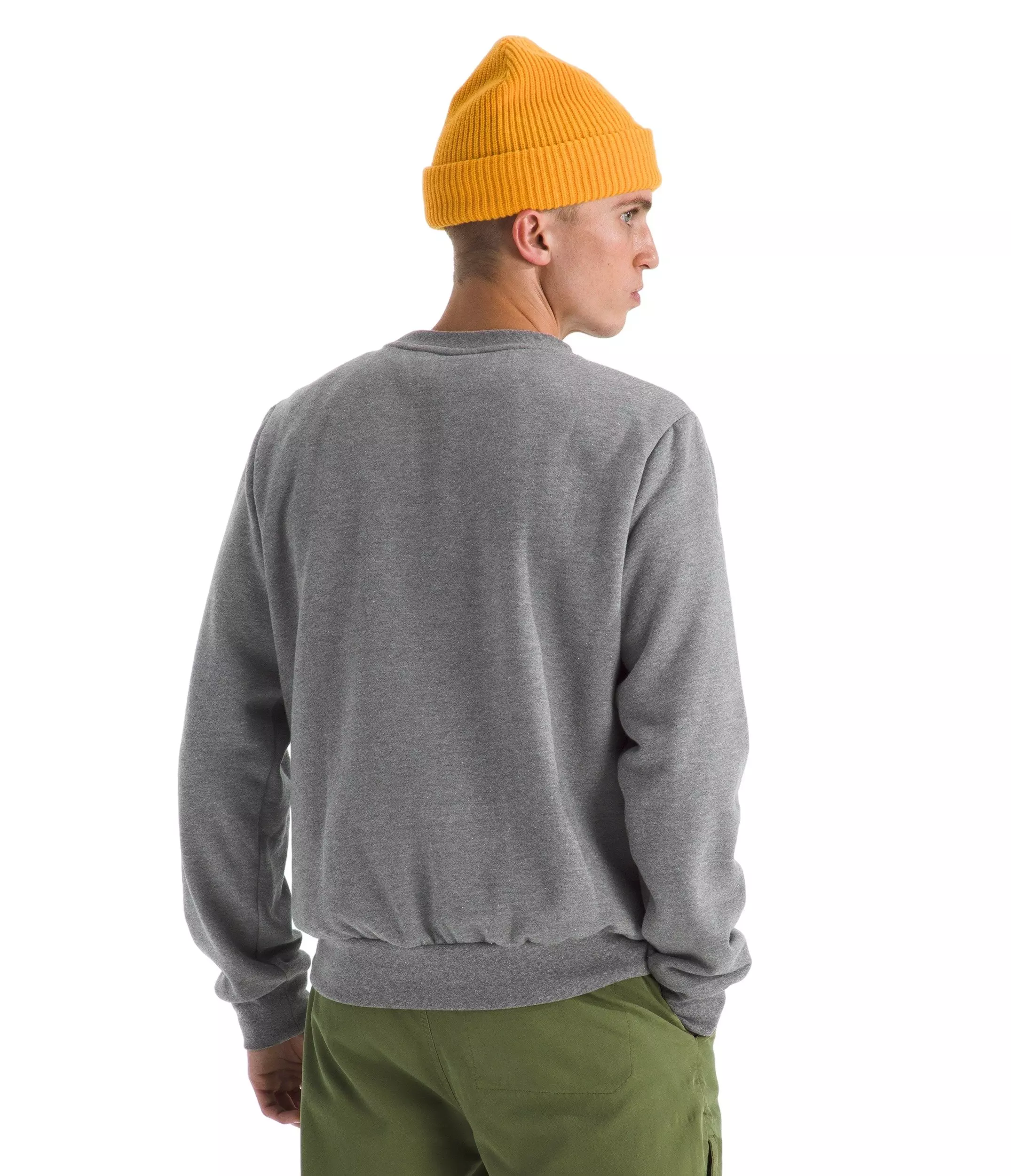 The North Face Men's Evolution Simple Dome Crewneck Sweatshirt - Grey - GREY