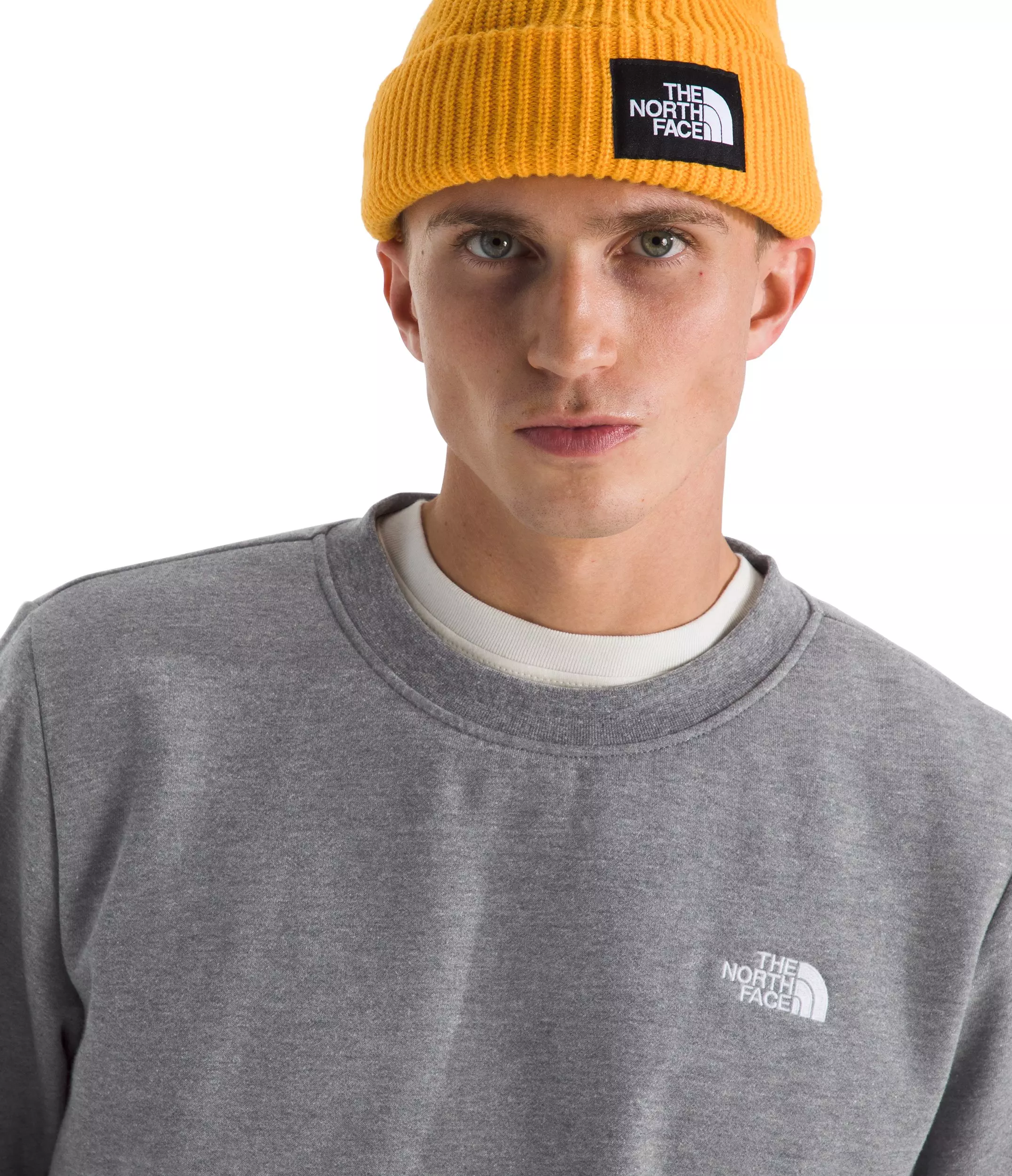 The North Face Men's Evolution Simple Dome Crewneck Sweatshirt - Grey - GREY