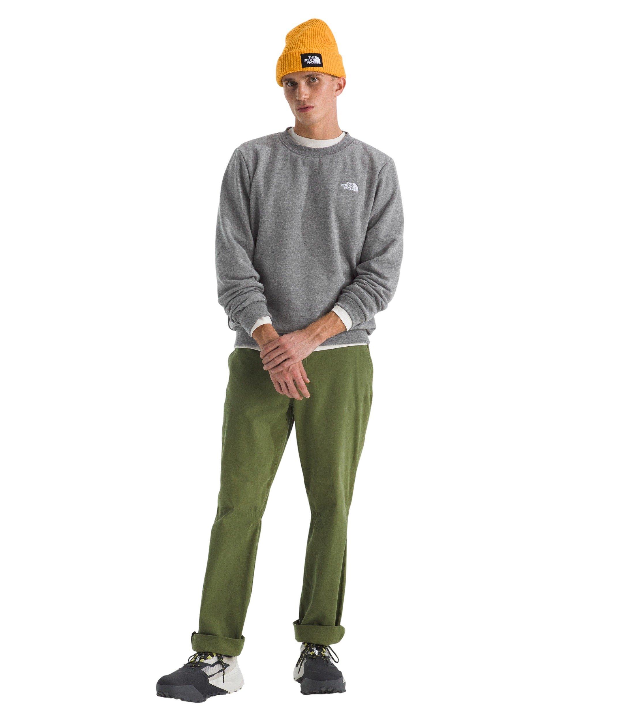 The North Face Men's Evolution Simple Dome Crewneck Sweatshirt - Grey - GREY Thumbnail View 4