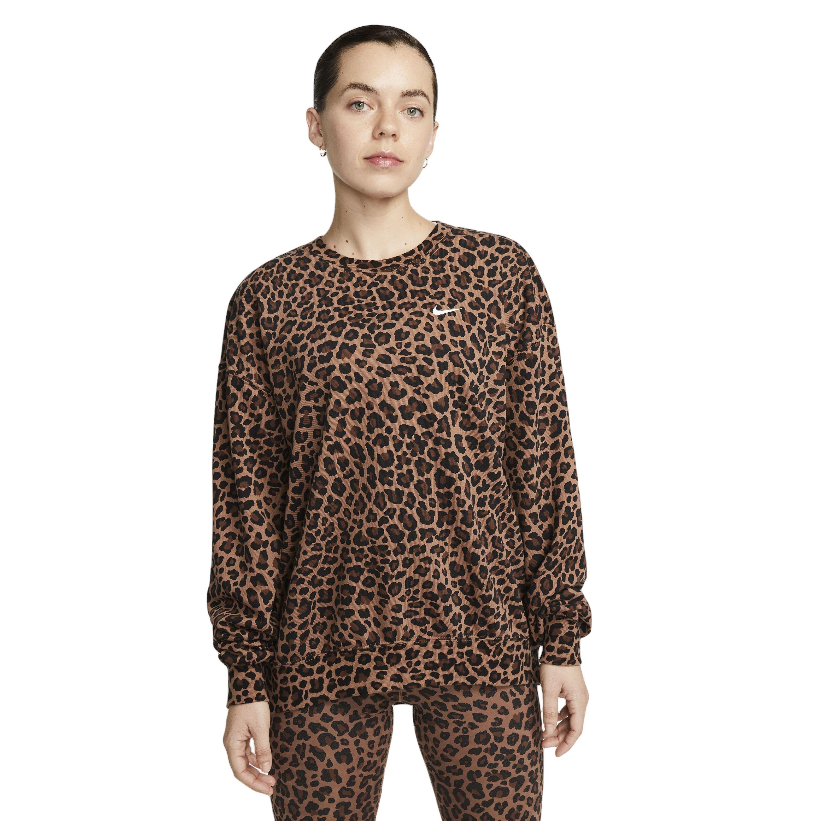 Leopard top nike sweatshirt