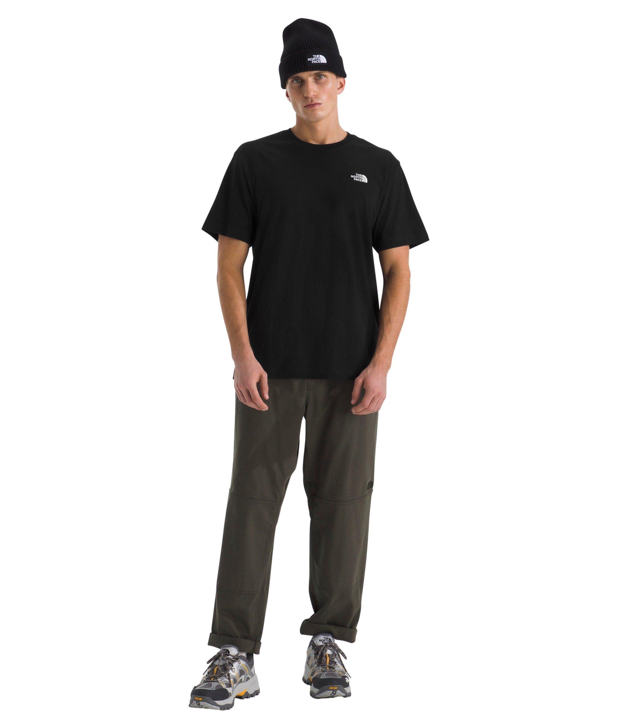 The North Face Men's Evolution Simple Dome Regular Short Sleeve Tee - Black - BLACK Thumbnail View 1