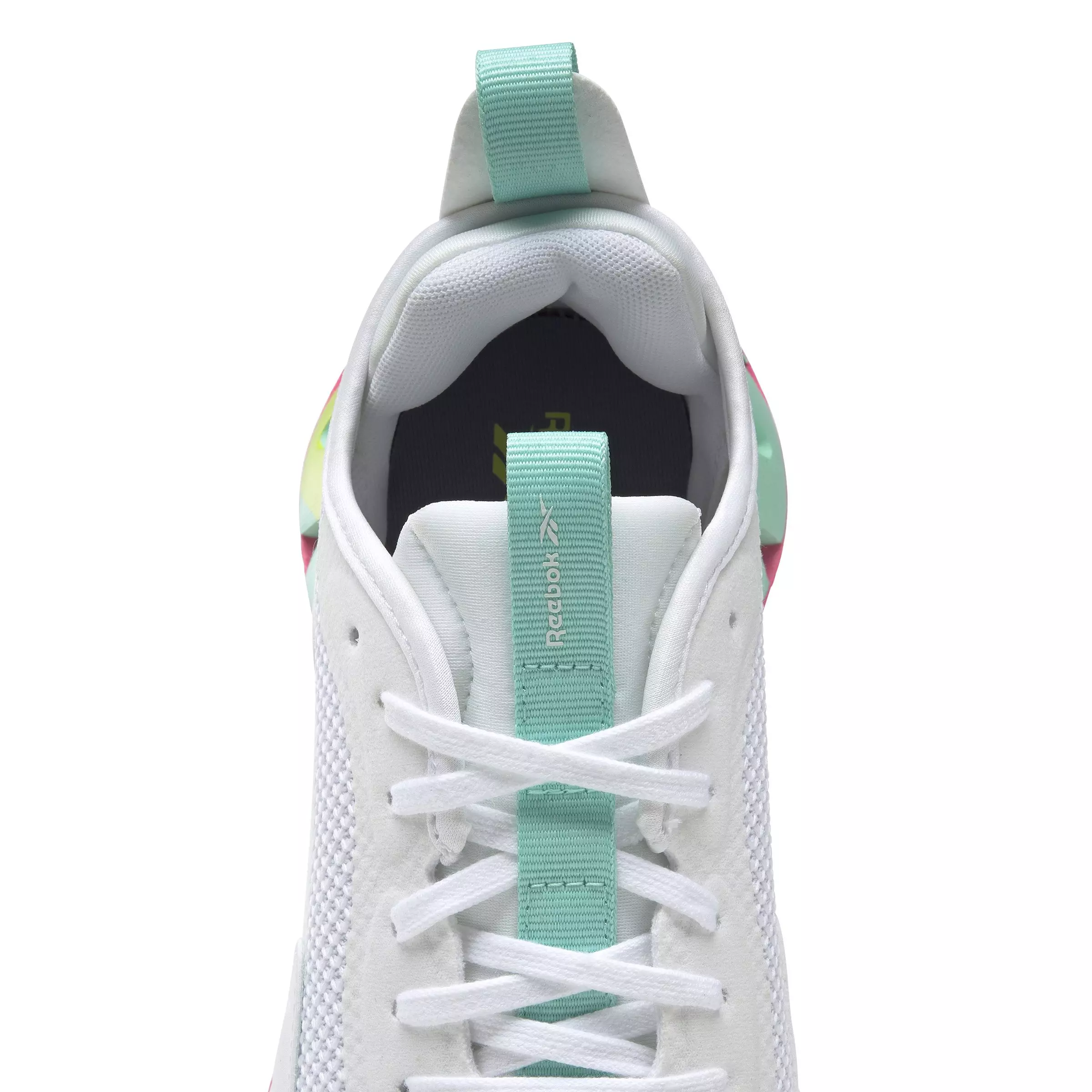 Reebok Zig Dynamica "Ftwr White/Hin Mint/Acid Yellow" Women's Running Shoe - WHITE/MINT