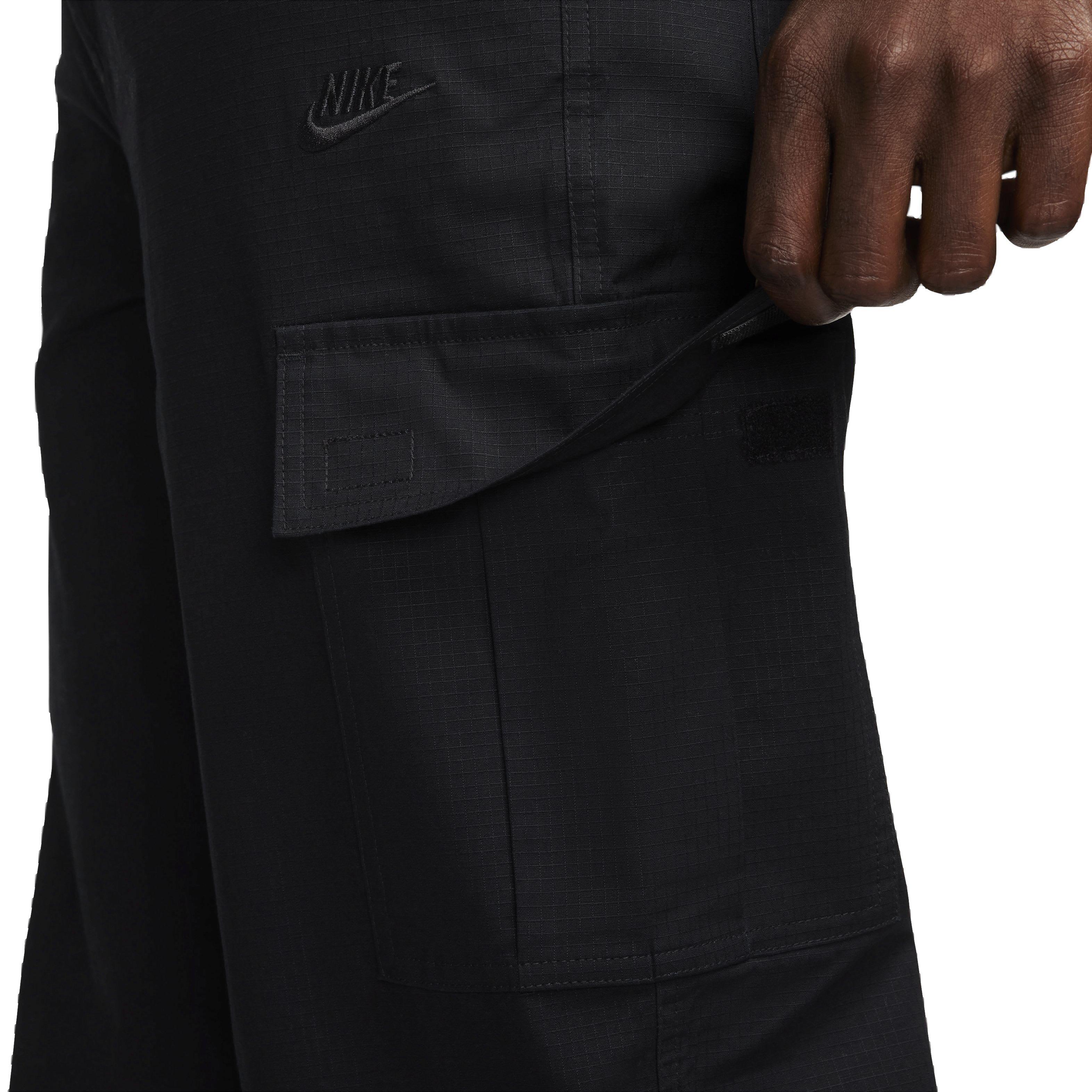 Nike Men's Club Cargo Pants - BLACK Thumbnail View 4