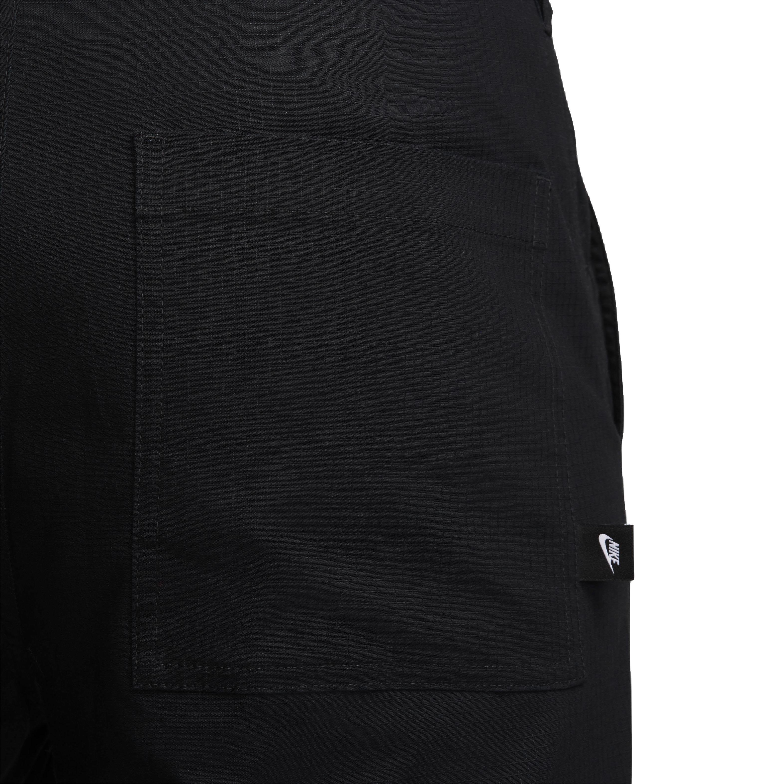 Nike Men's Club Cargo Pants - BLACK Thumbnail View 5
