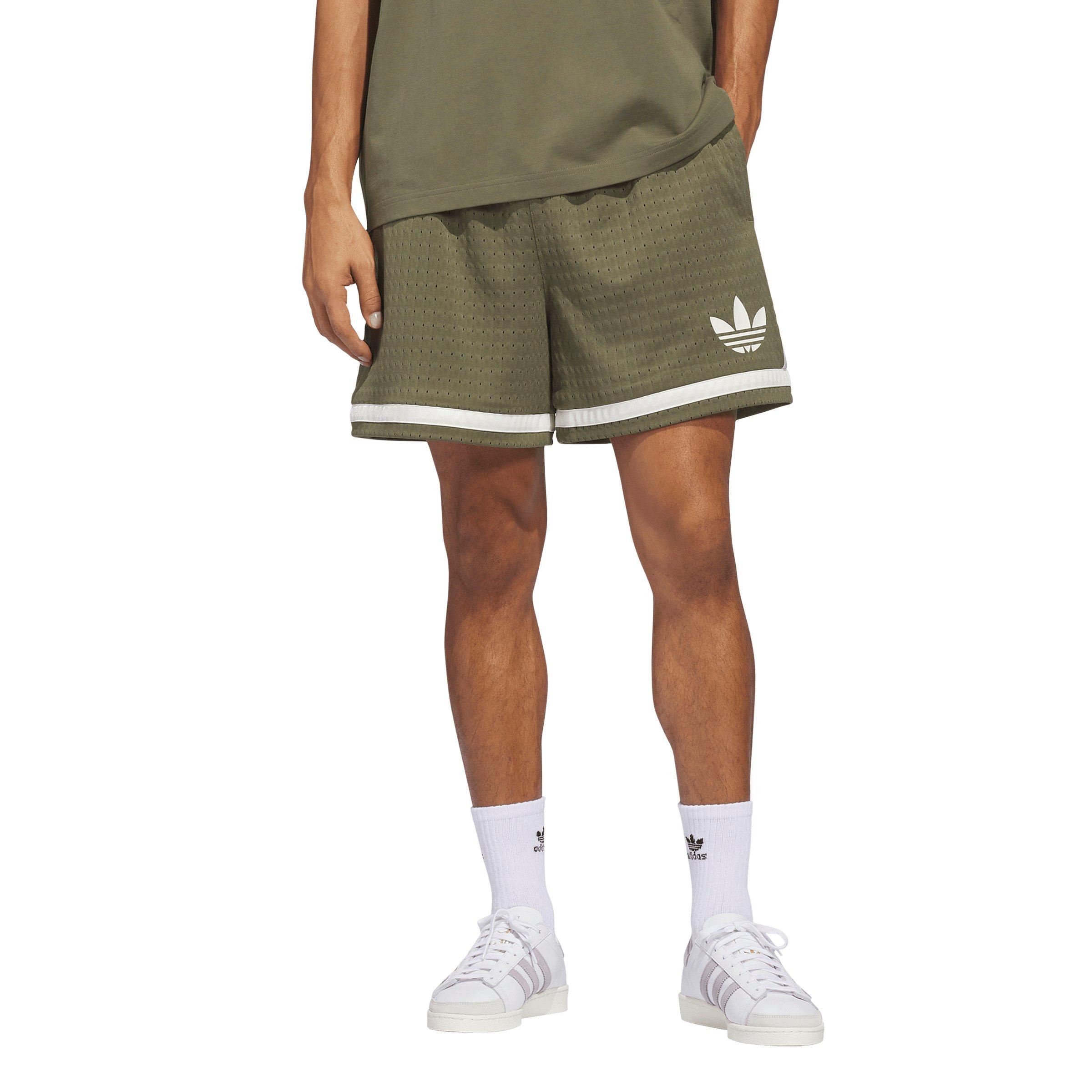 adidas Originals Men's Basketball Shorts - Olive - OLIVE Thumbnail View 1
