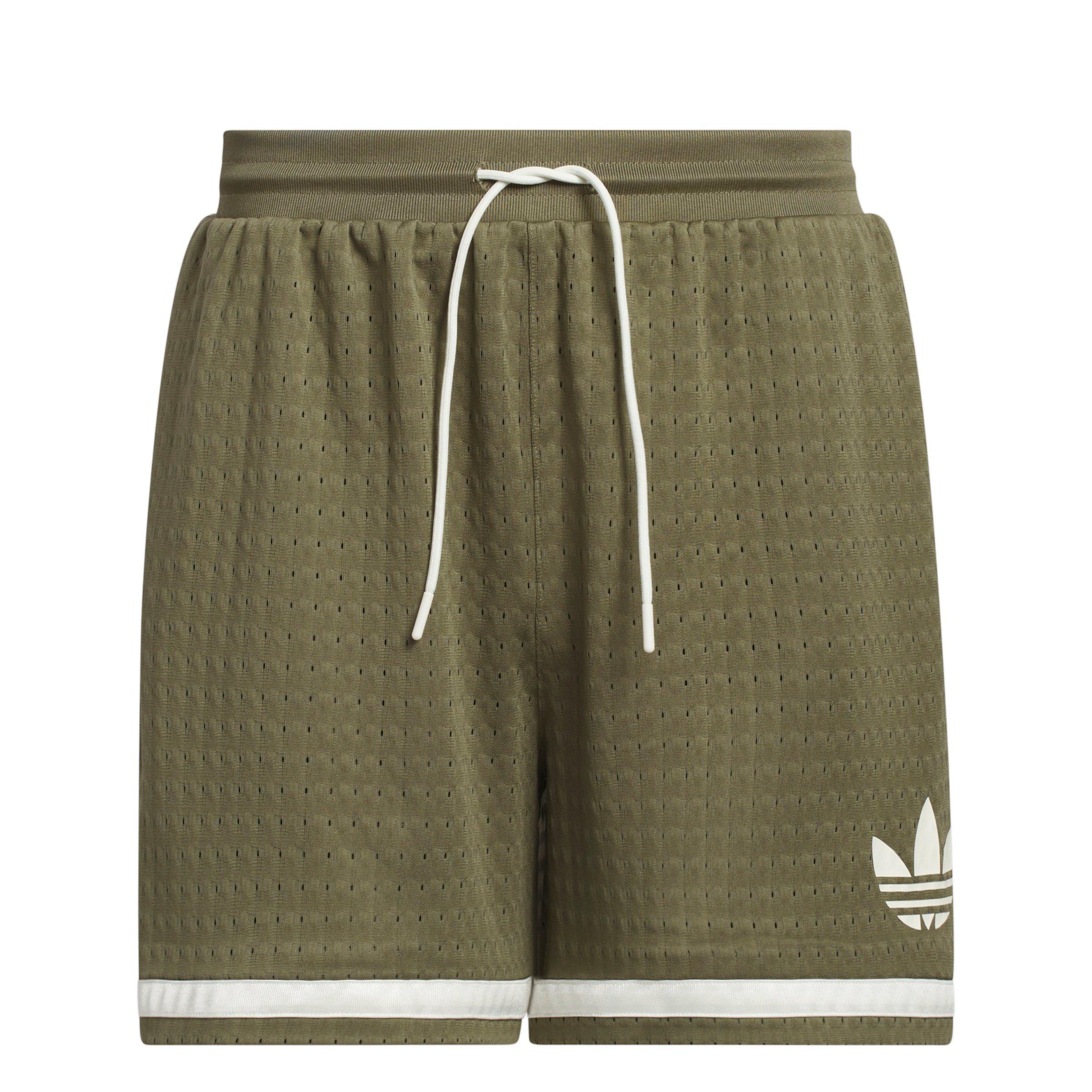adidas Originals Men's Basketball Shorts - Olive - OLIVE Thumbnail View 6