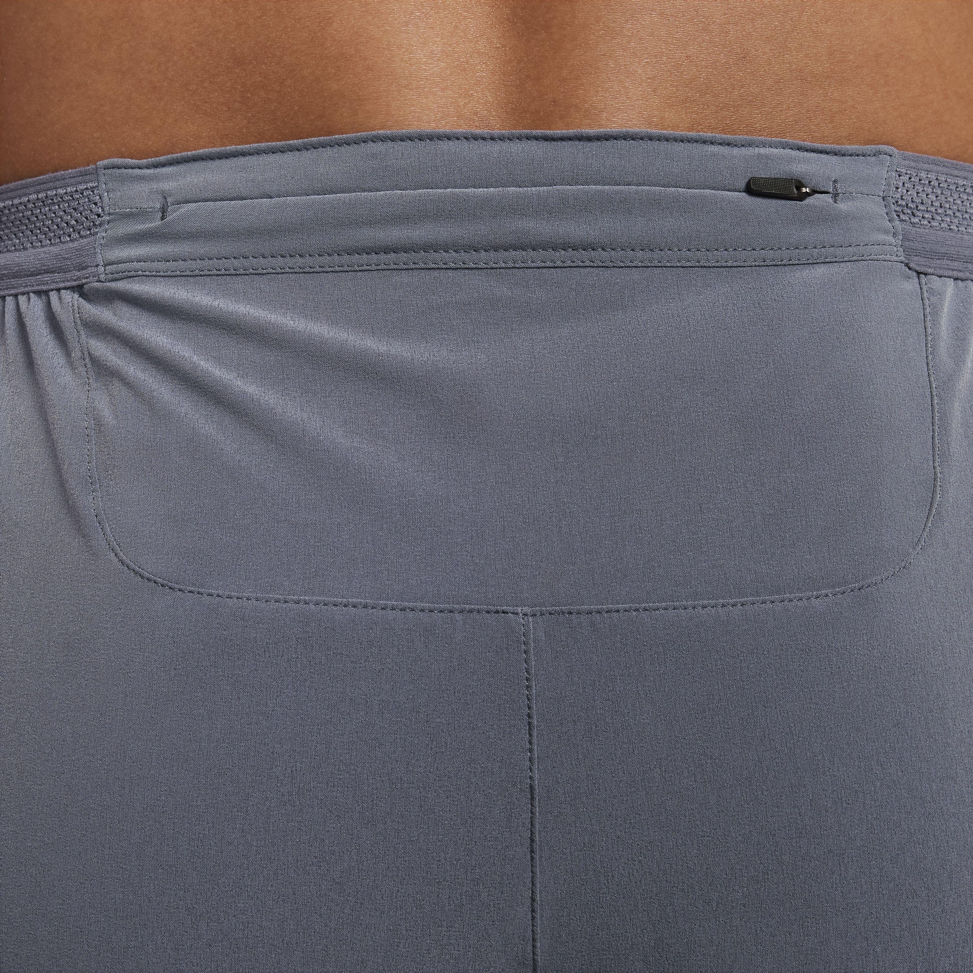 Nike Men's AeroSwift Dri-FIT ADV Running Pants - GREY Thumbnail View 4