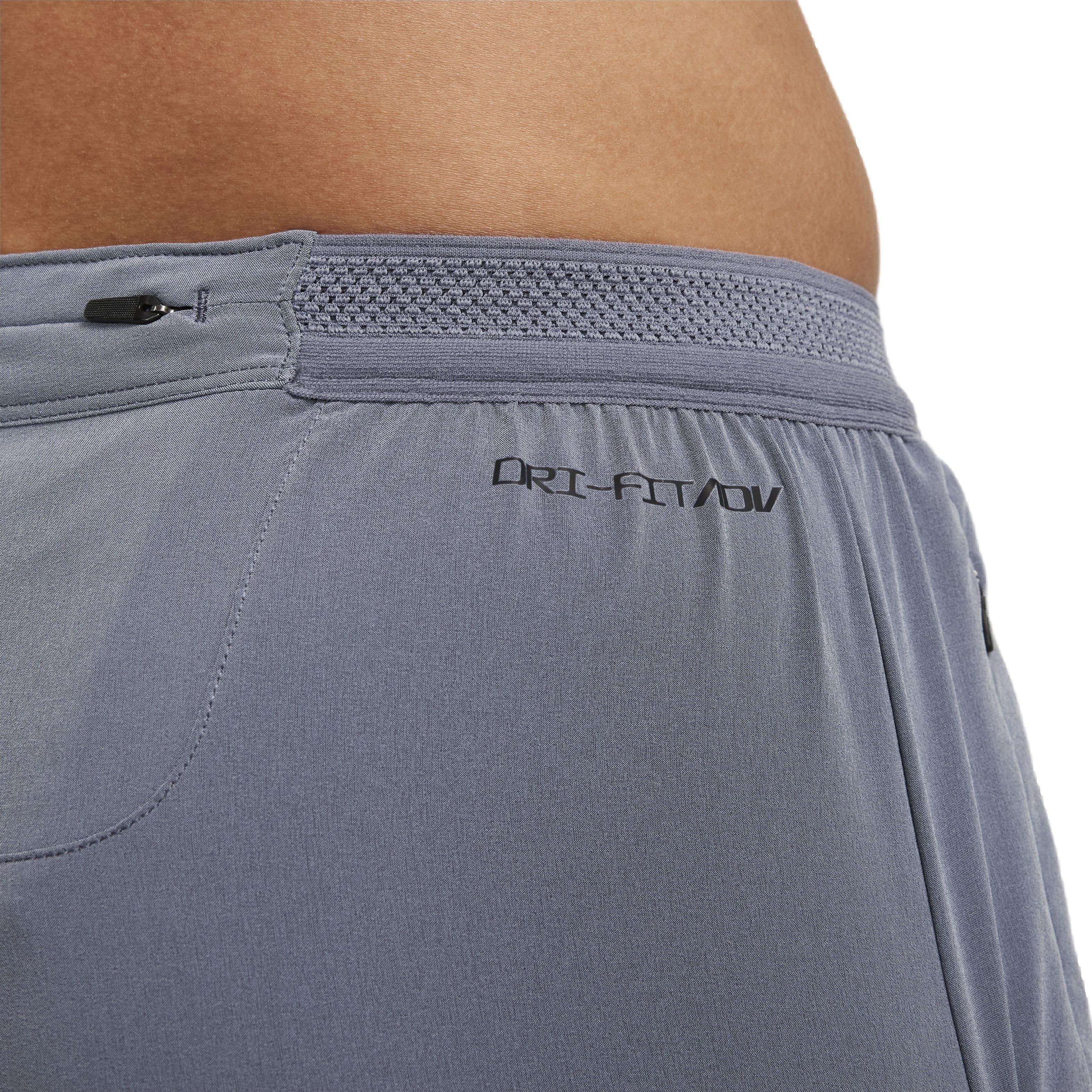 Nike Men's AeroSwift Dri-FIT ADV Running Pants - GREY Thumbnail View 6