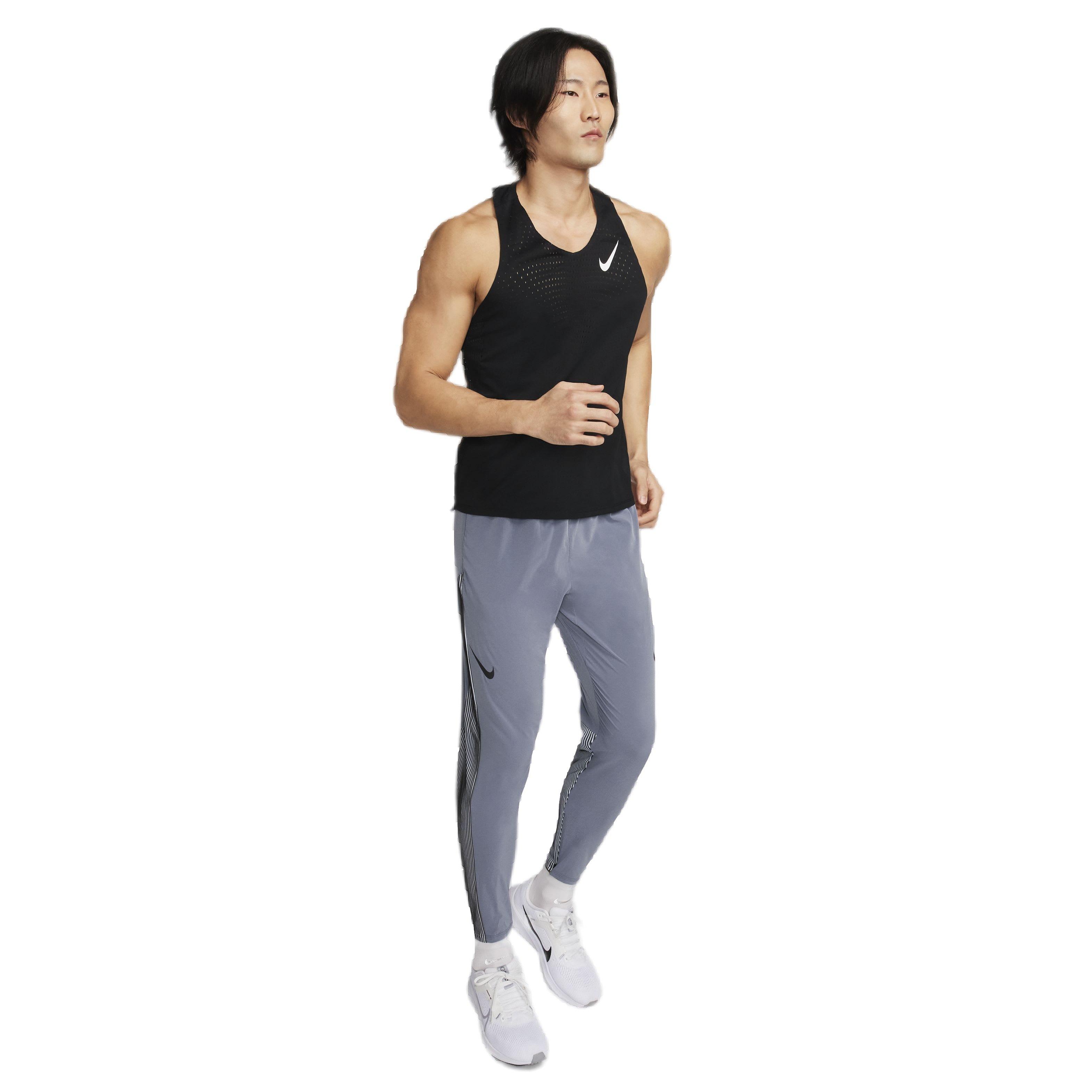 Nike Men's AeroSwift Dri-FIT ADV Running Pants - GREY Thumbnail View 7
