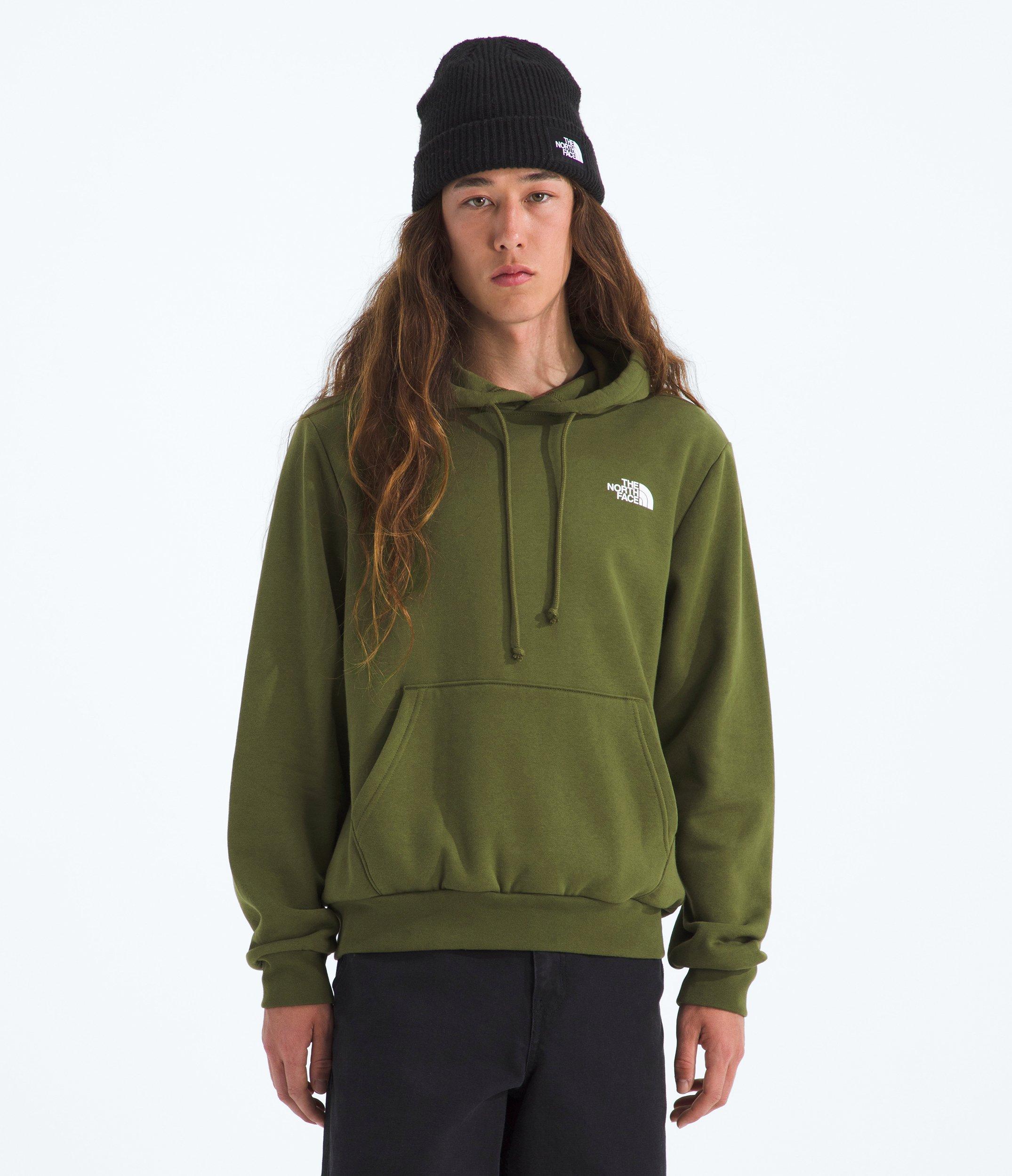 The North Face Men's Evolution Box NSE Hoodie - Green - GREEN Thumbnail View 1