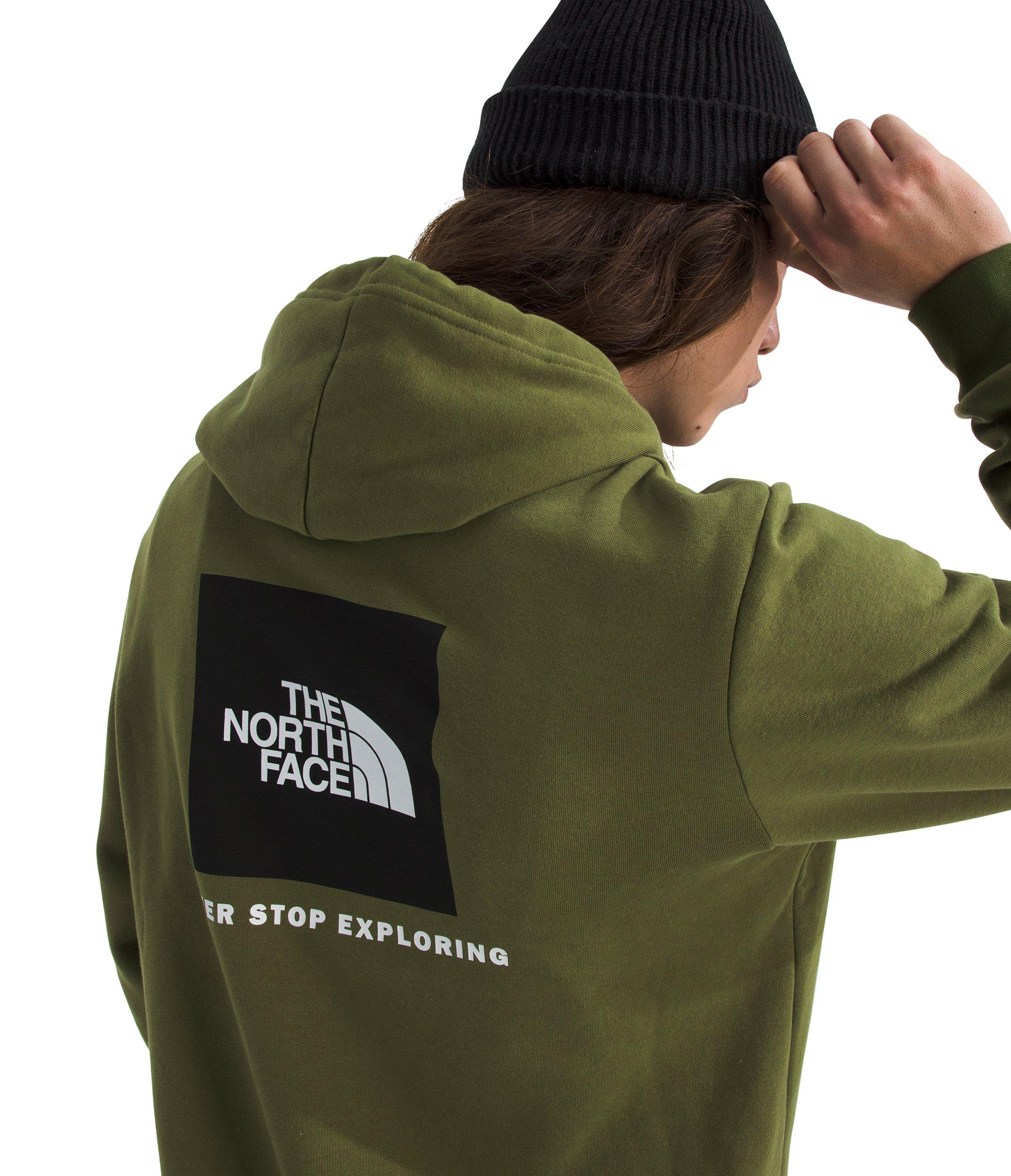 The North Face Men's Evolution Box NSE Hoodie - Green - GREEN Thumbnail View 3