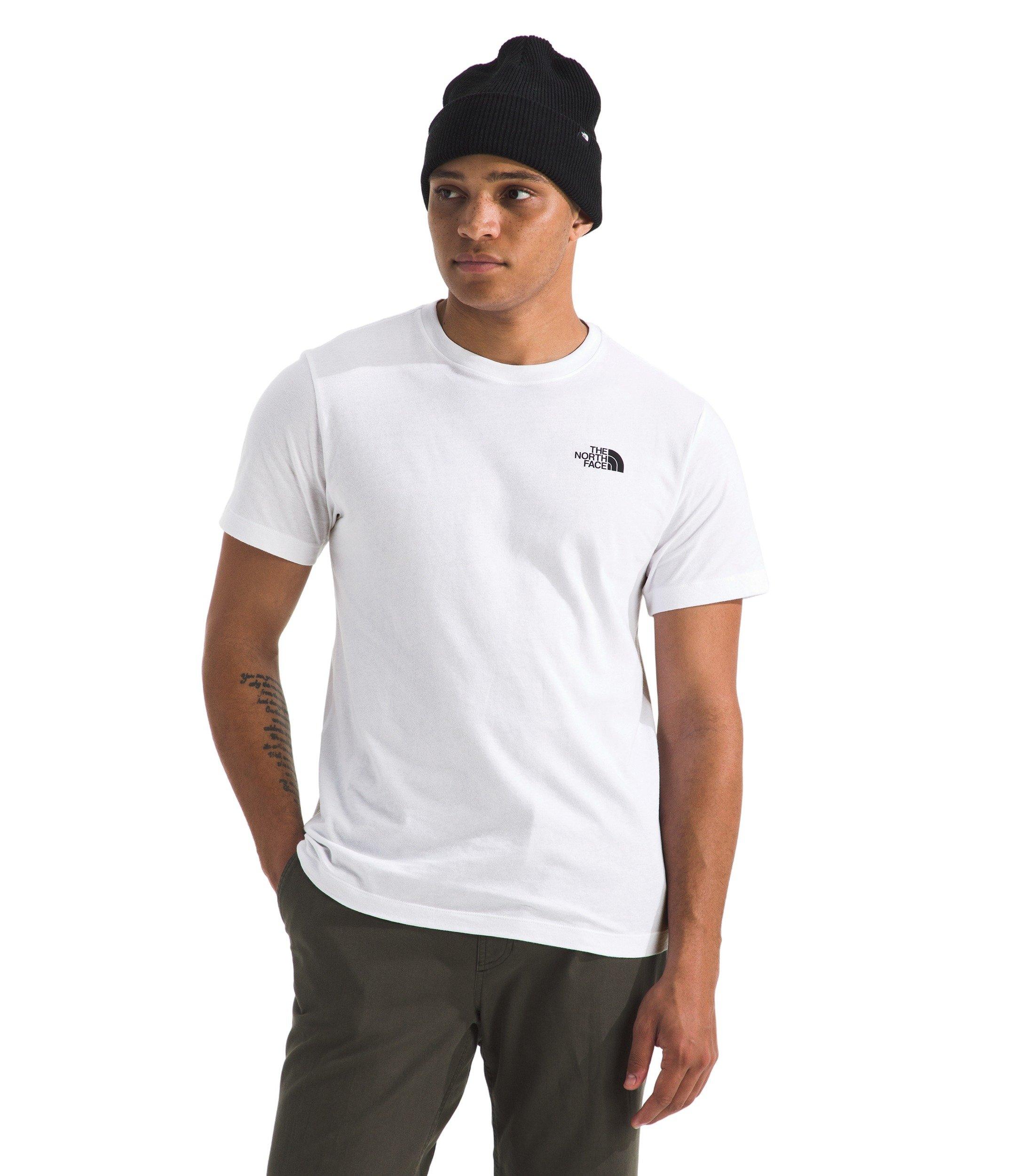 The North Face Men's Evolution Box NSE Short Sleeve Tee - White - WHITE Thumbnail View 1