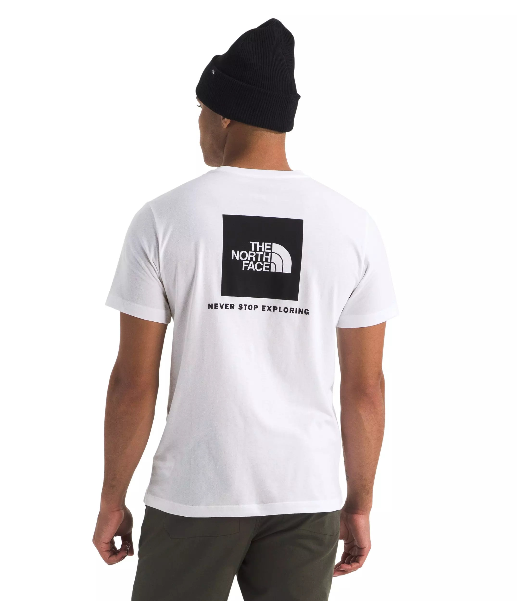 The North Face Men's Evolution Box NSE Short Sleeve Tee - White - WHITE