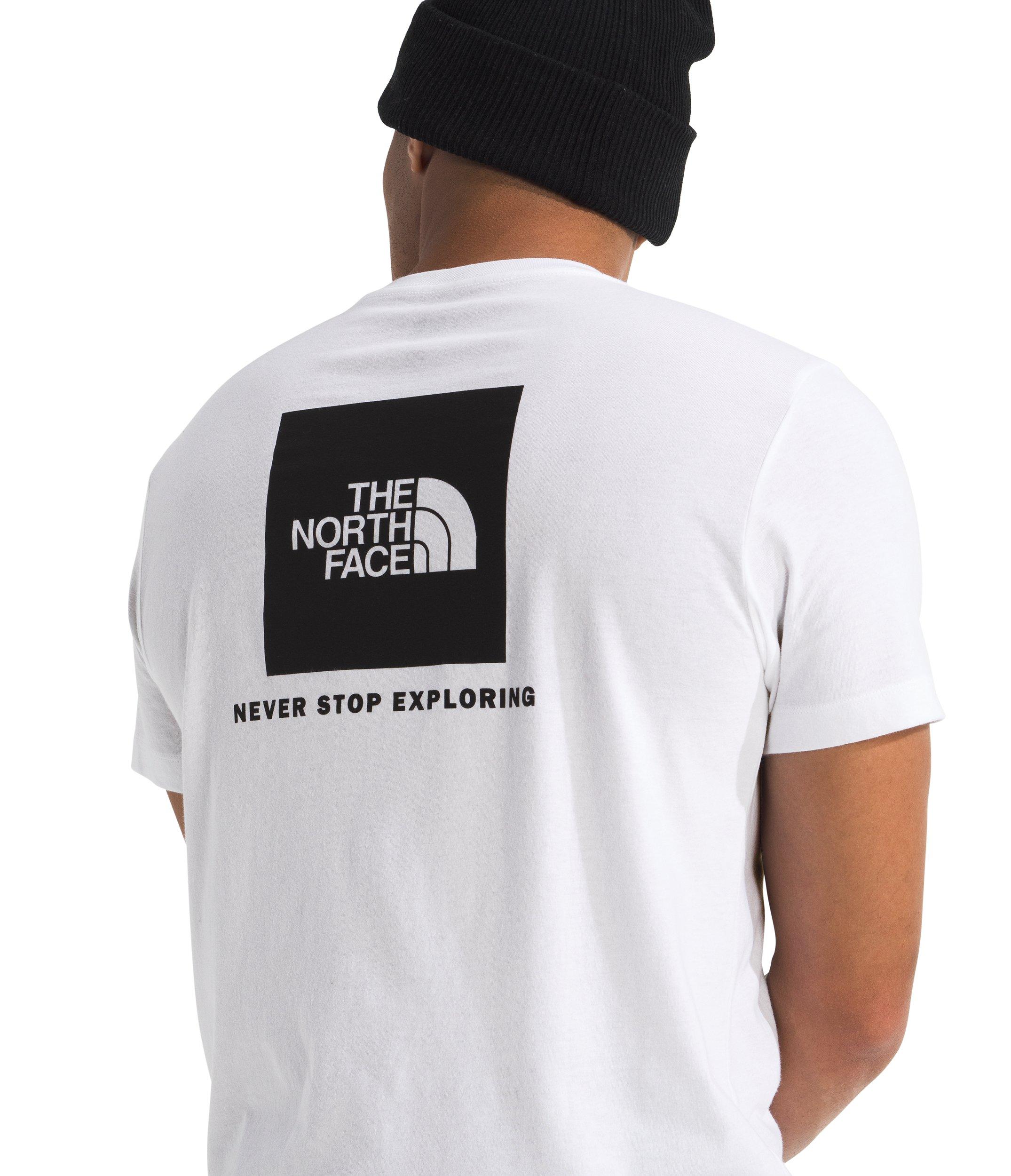The North Face Men's Evolution Box NSE Short Sleeve Tee - White - WHITE Thumbnail View 3