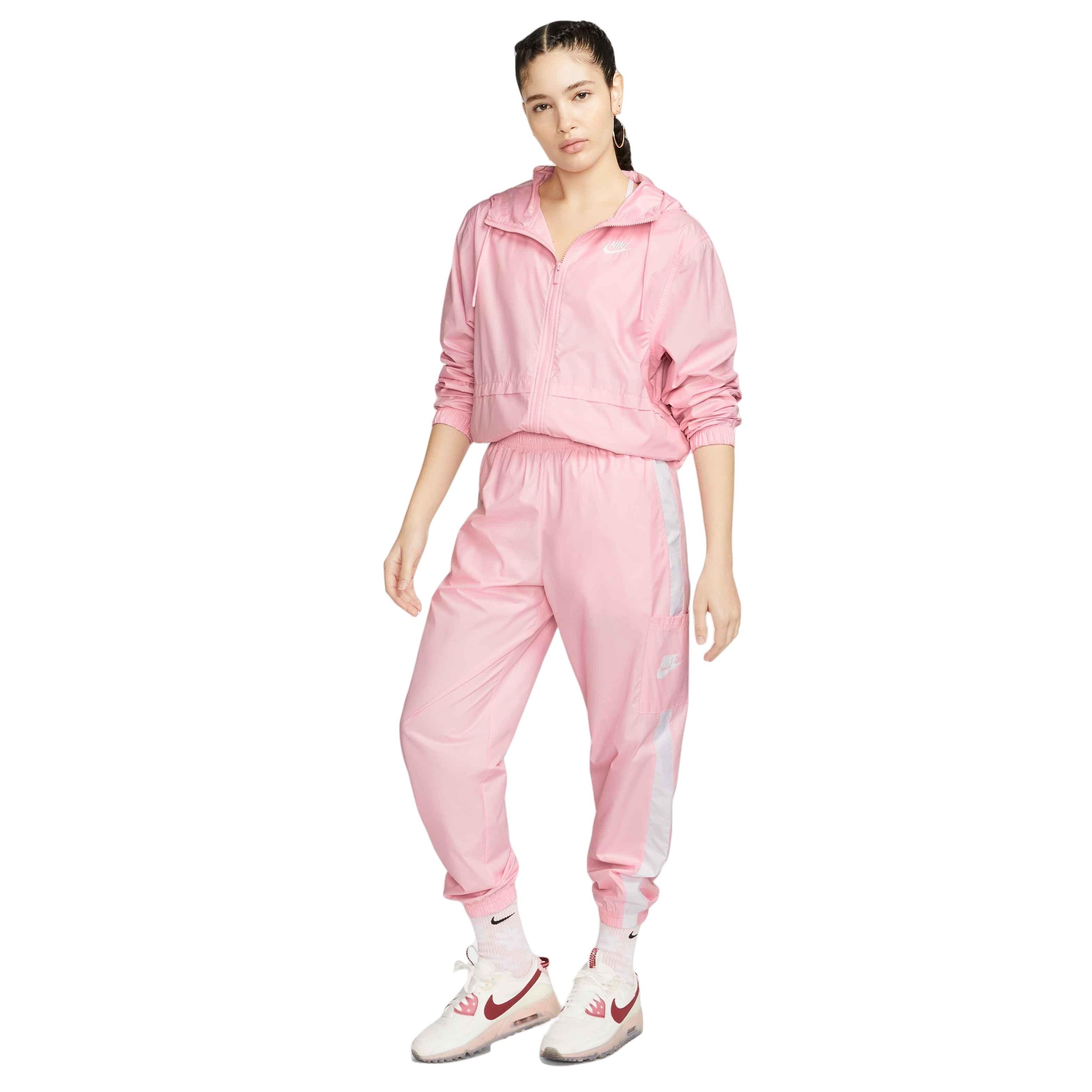 Nike Women's Sportswear Essential Repel Woven Jacket Med Soft Pink