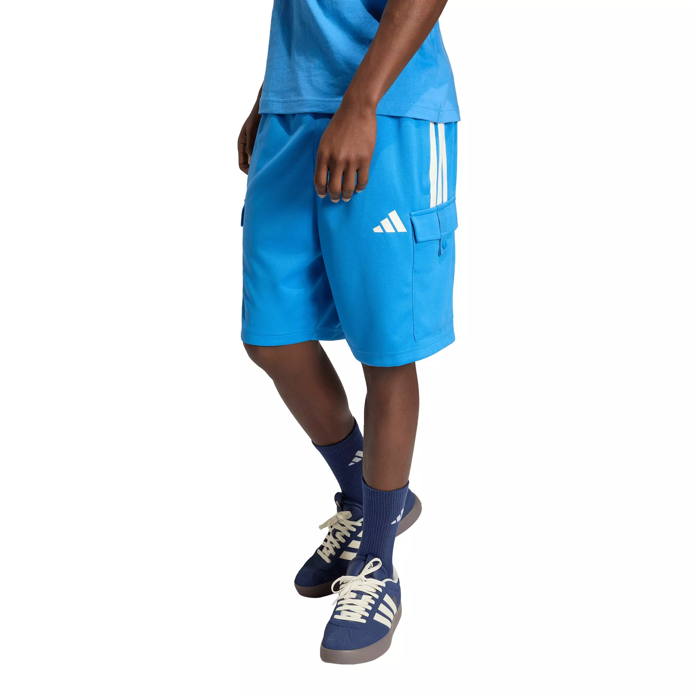 adidas Men's Tiro Cargo Shorts - Blue - BLUE