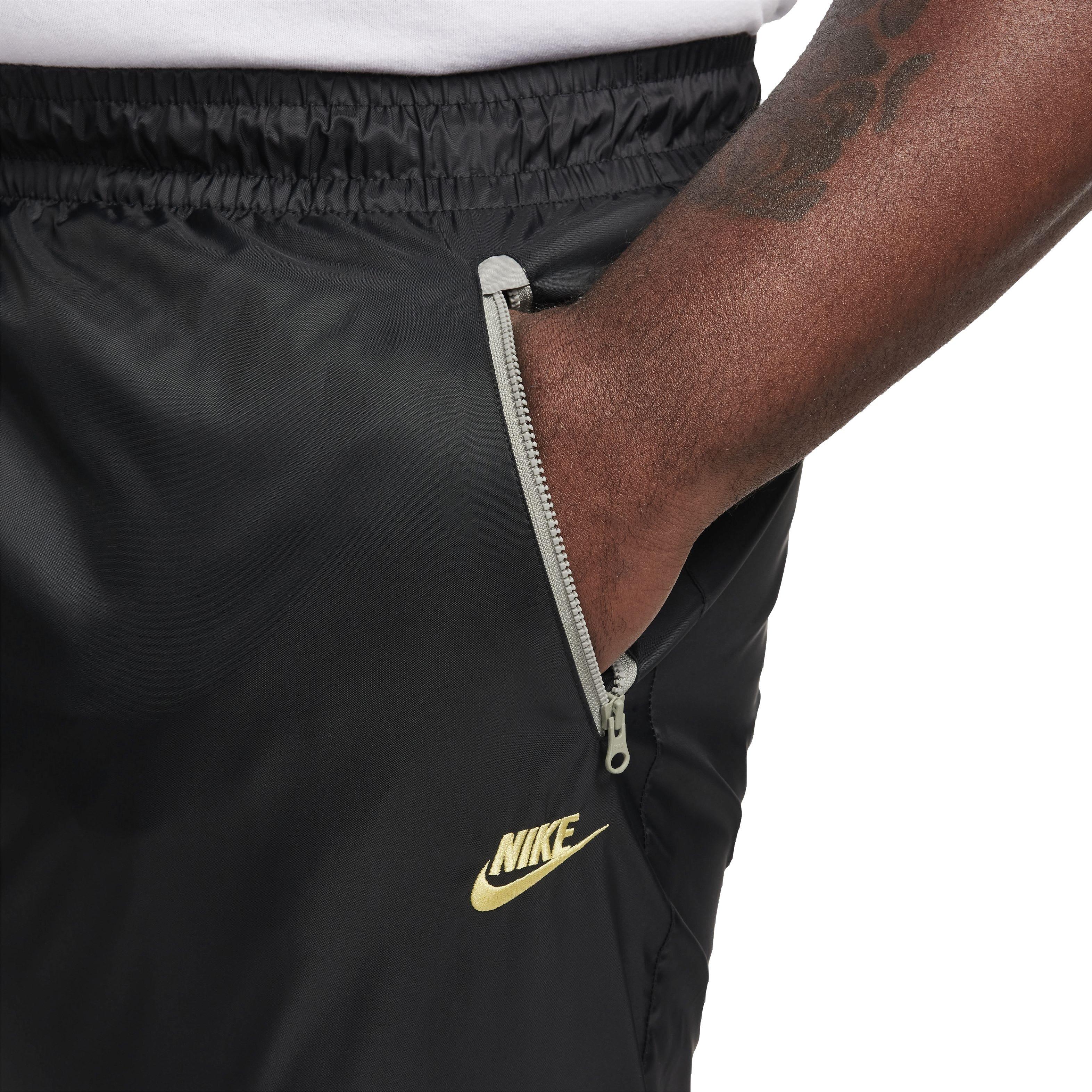 Nike Men's Windrunner Woven Lined Pants - Black - BLACK Thumbnail View 4