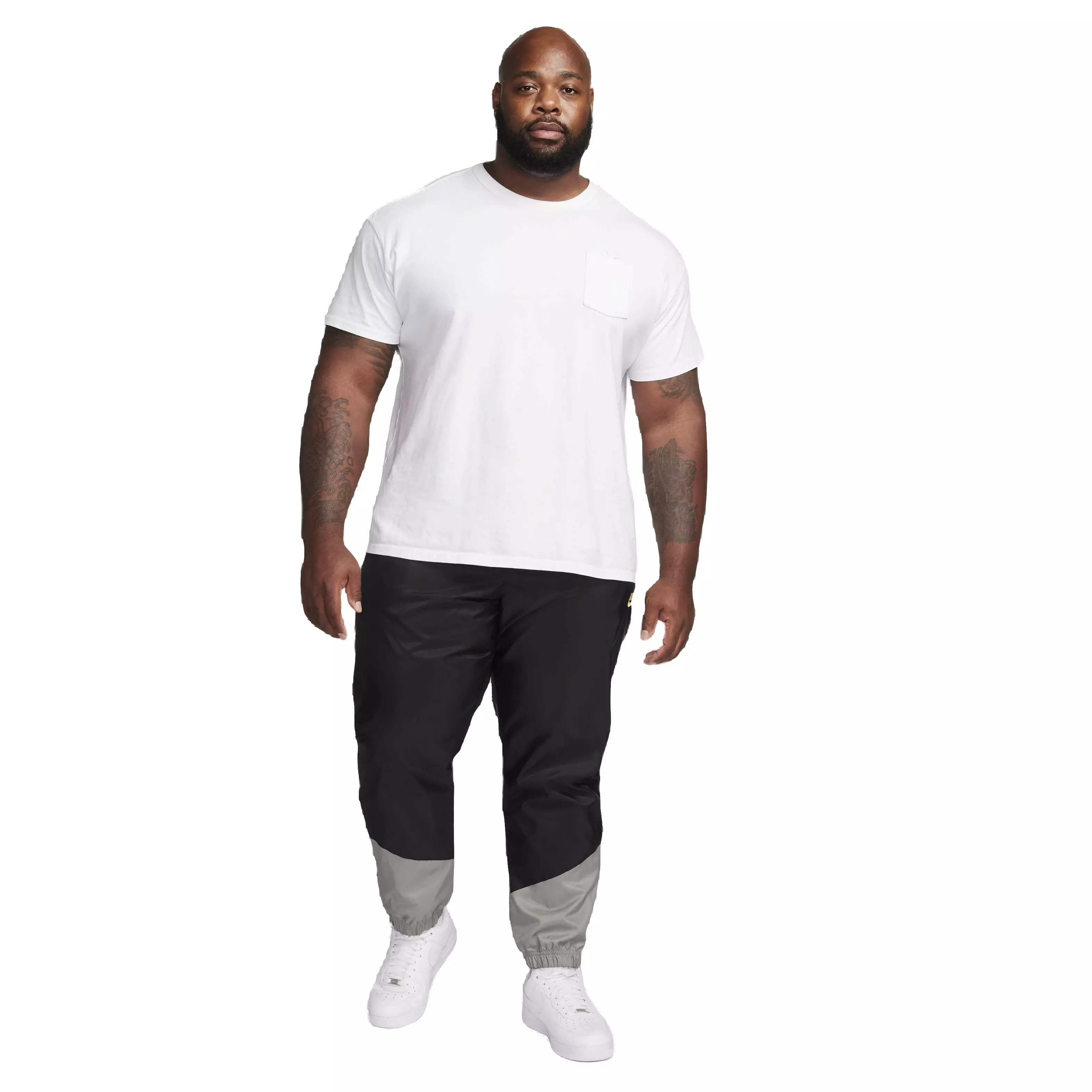 Nike Men's Windrunner Woven Lined Pants - Black - BLACK