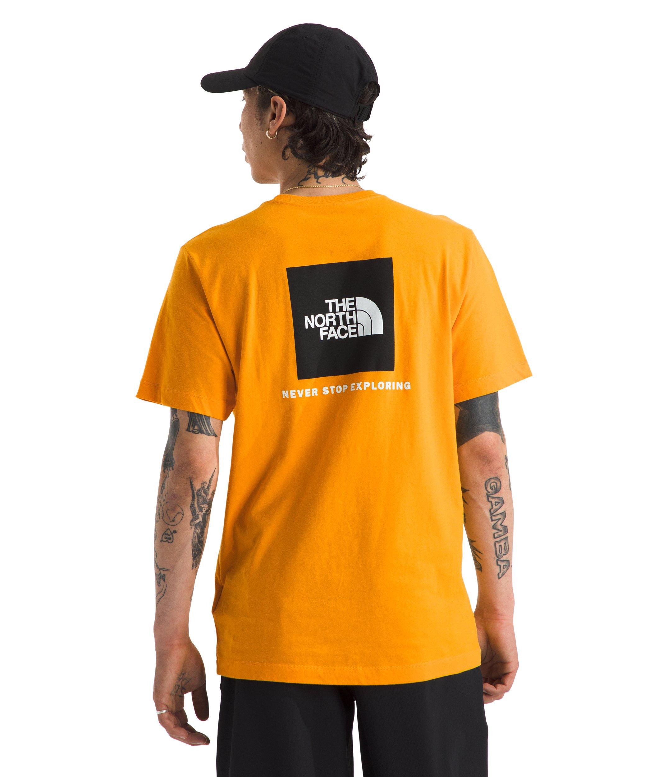 The North Face Men's Evolution Box NSE Short Sleeve Tee - Yellow - YELLOW Thumbnail View 2