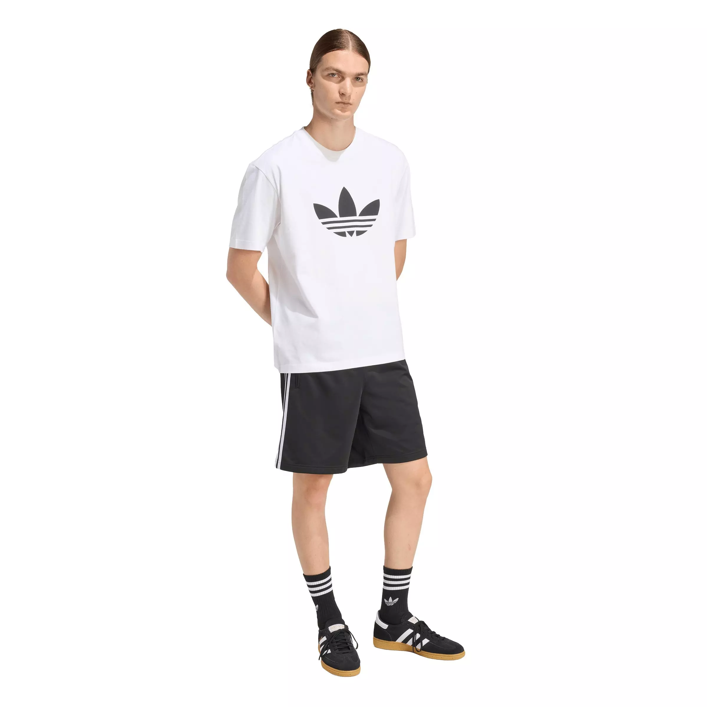 adidas Originals Men's Firebird Shorts - Black - BLACK