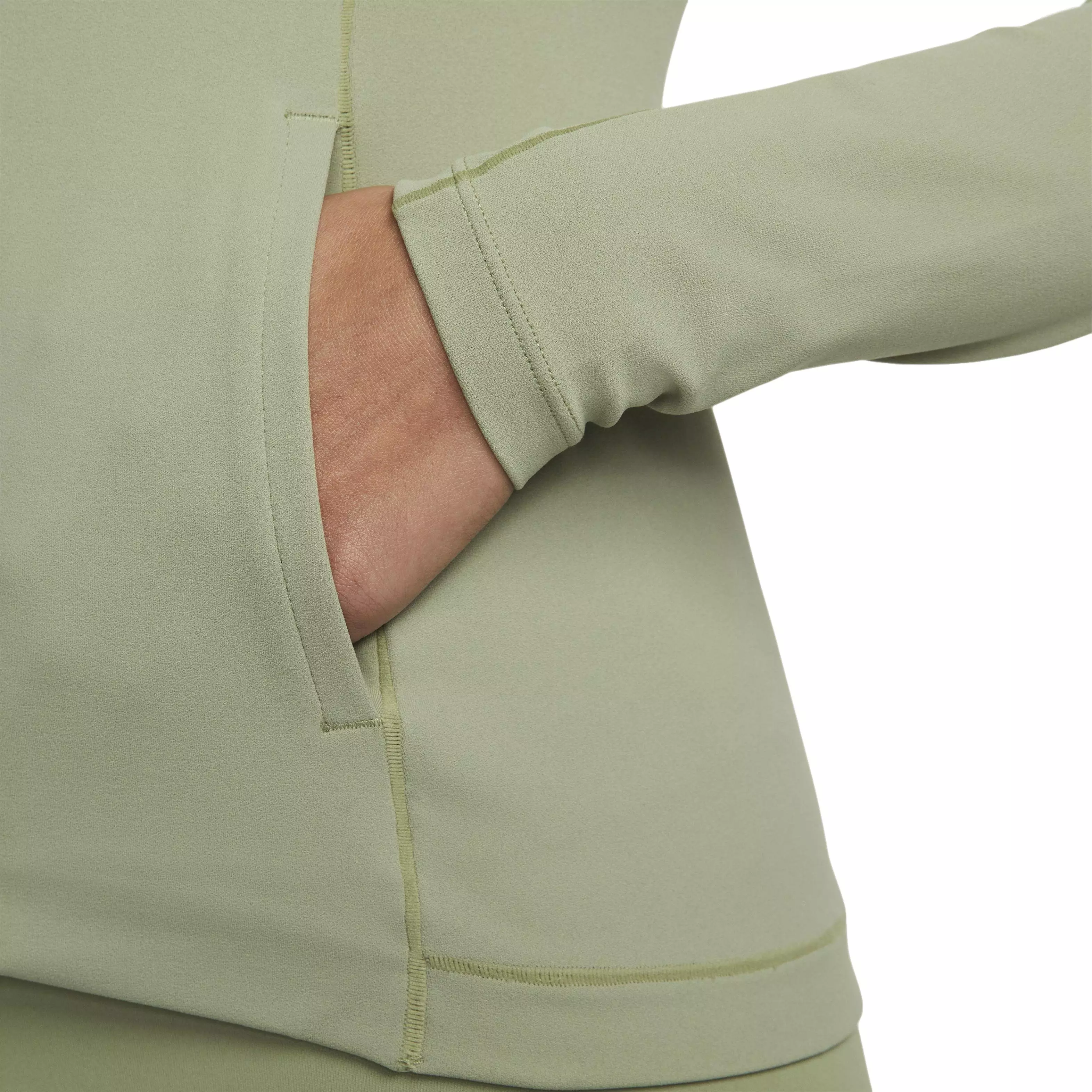 Nike Women's Yoga Dri-FIT Luxe Fitted Jacket - GREEN